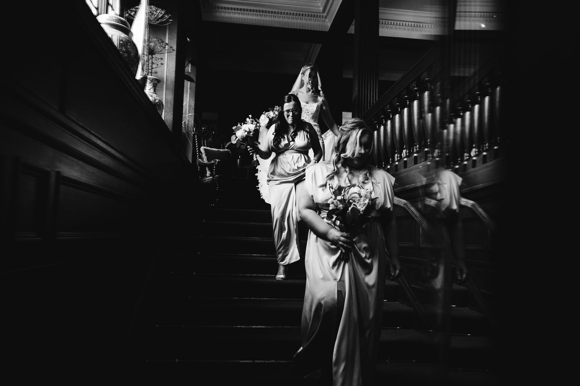 bridal preparations at eaves hall