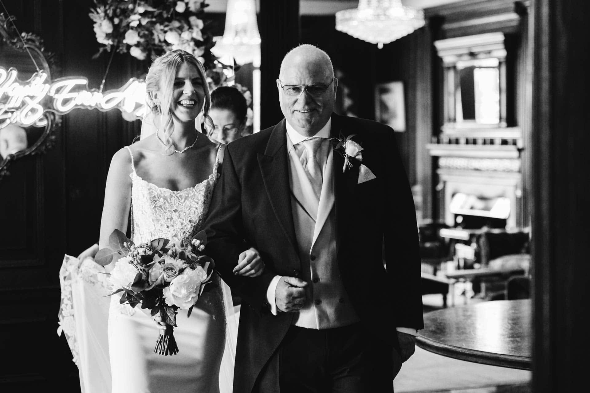 bridal preparations at eaves hall
