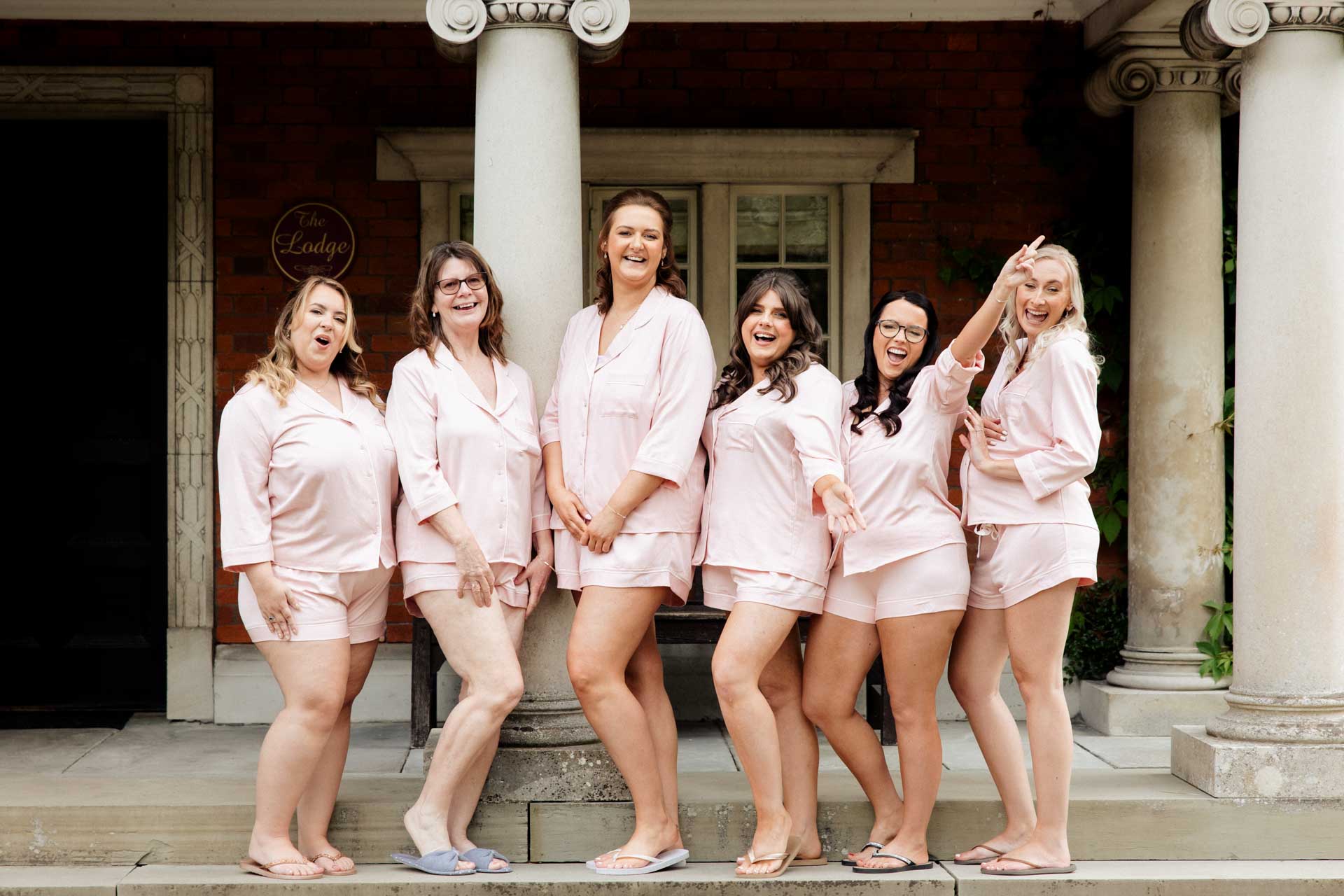 bridal preparations at eaves hall