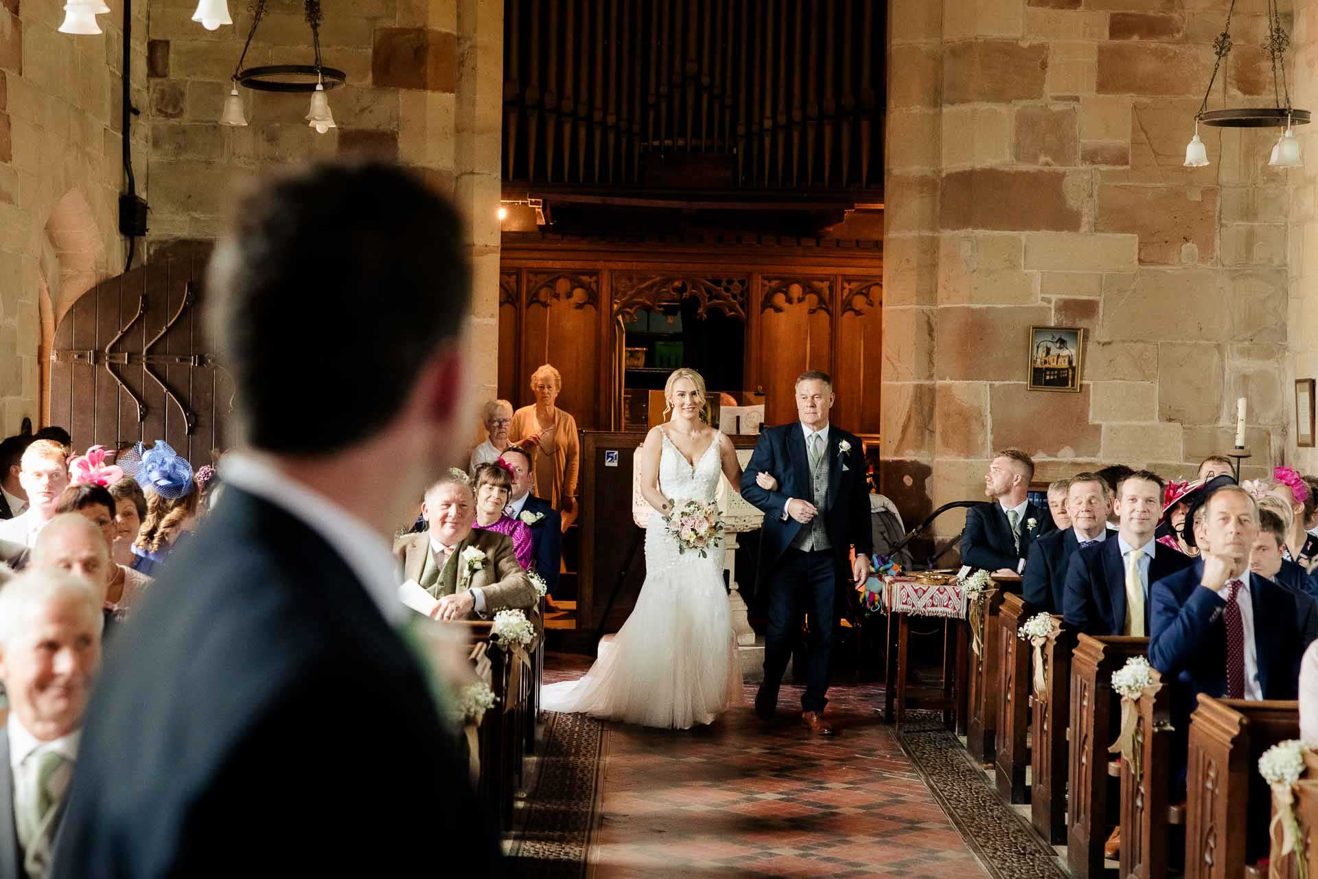 Farm wedding photography for megan and philip on their family farm in August.