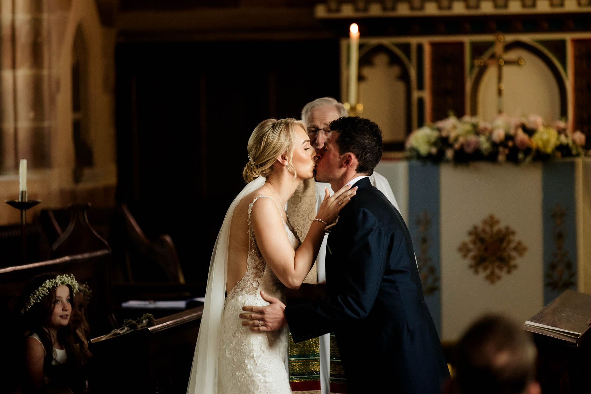 Farm wedding photography for megan and philip on their family farm in August.