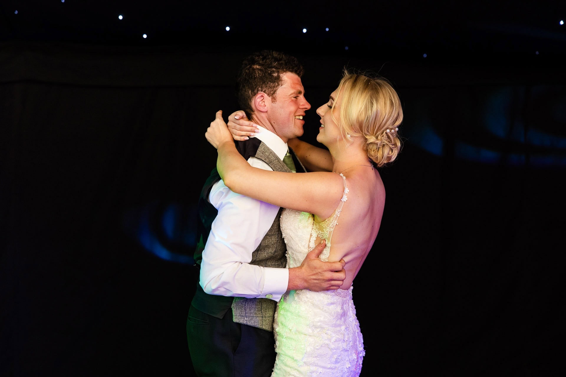 Farm wedding photography for megan and philip on their family farm in August.
