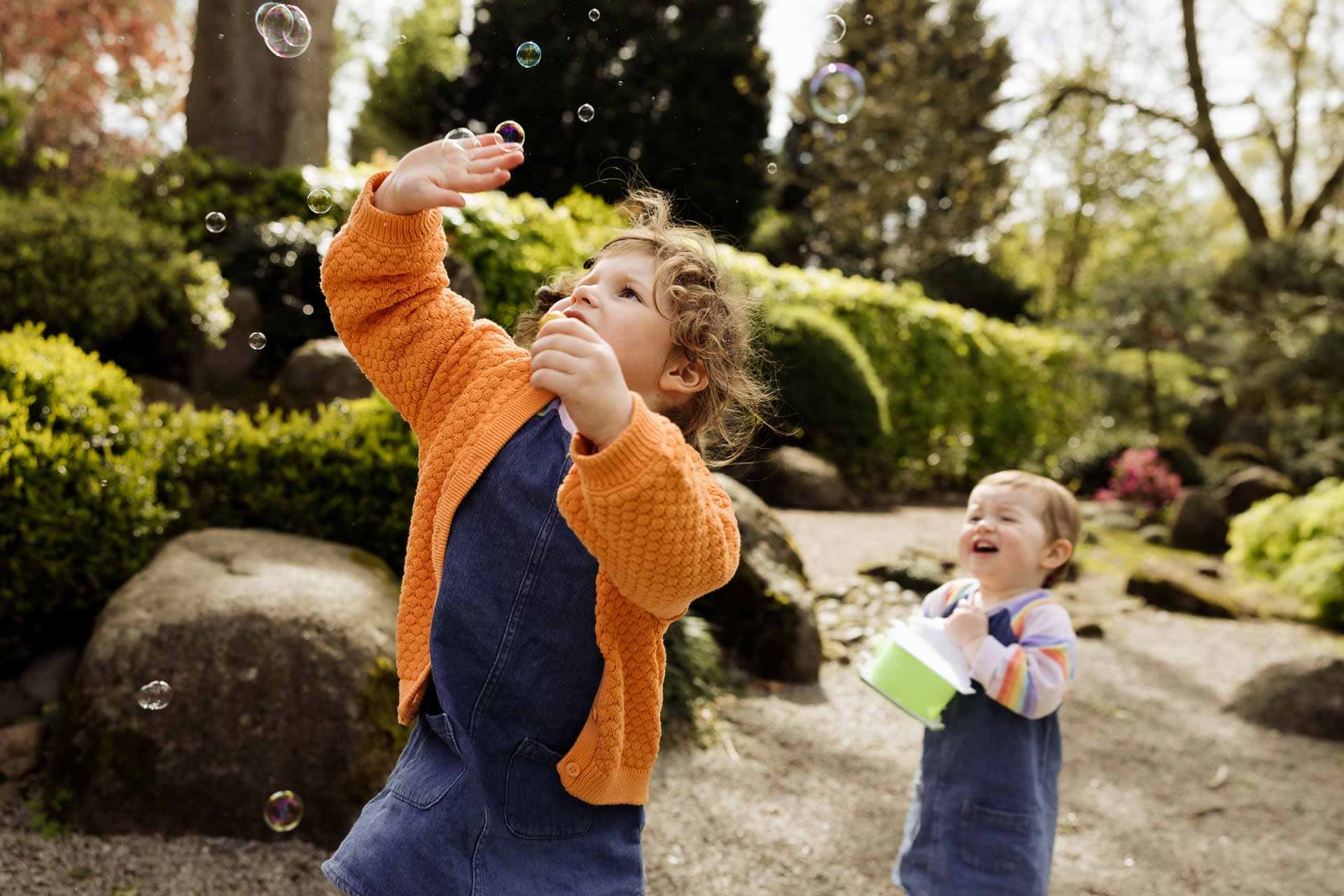 Mini Family Photoshoot session at Walkden Gardens in Sale with The Beemish Family by ER Photography - Family portrait photographers manchester