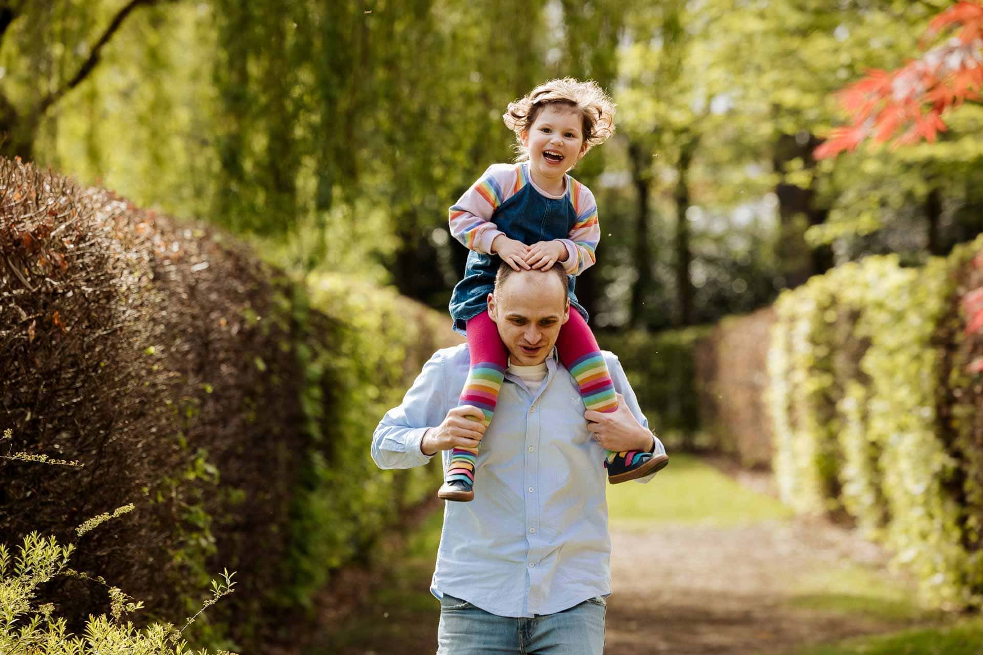 Mini Family Photoshoot session at Walkden Gardens in Sale with The Beemish Family by ER Photography - Family portrait photographers manchester