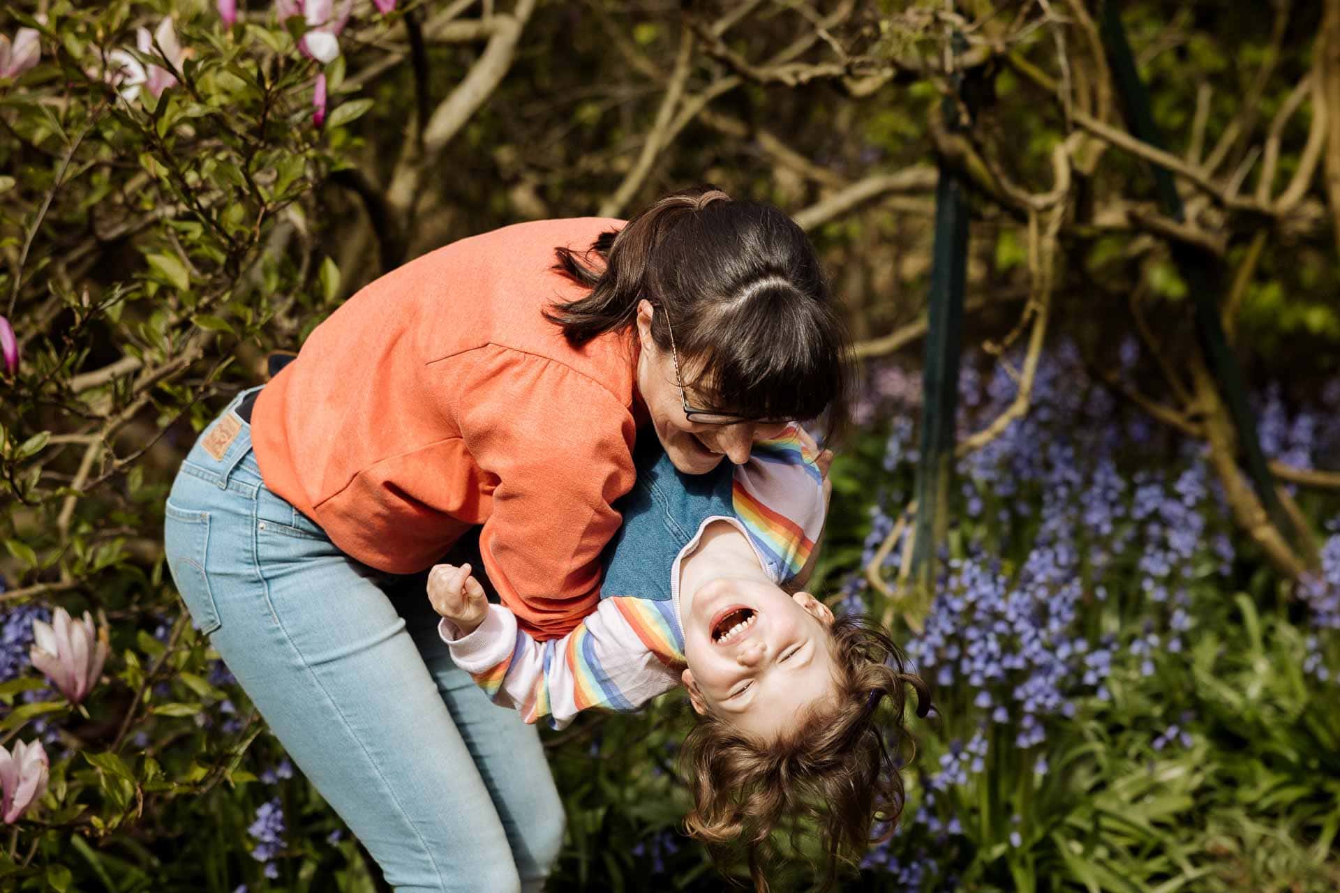 Mini Family Photoshoot session at Walkden Gardens in Sale with The Beemish Family by ER Photography - Family portrait photographers manchester