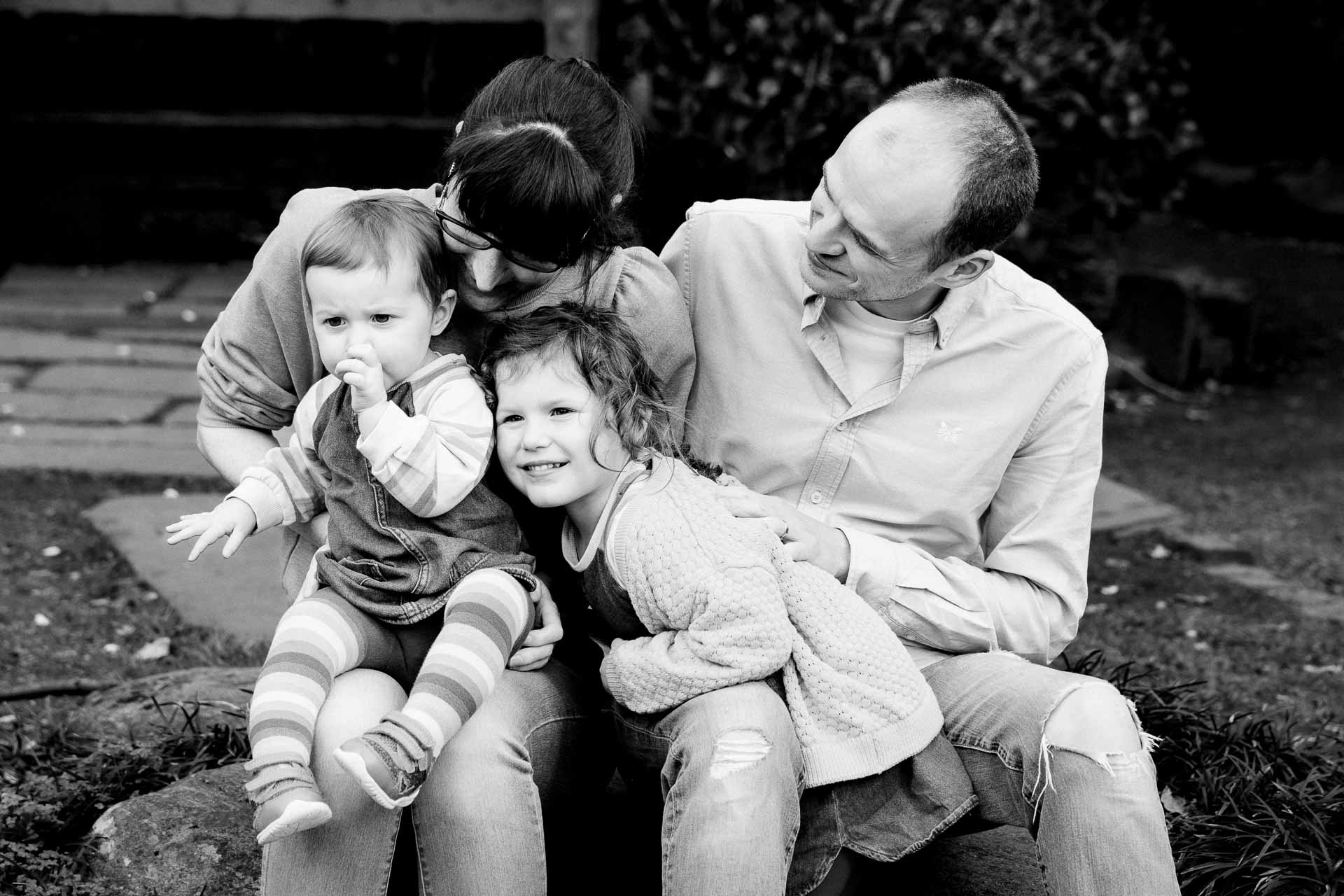 Mini Family Photoshoot session at Walkden Gardens in Sale with The Beemish Family by ER Photography - Family portrait photographers manchester