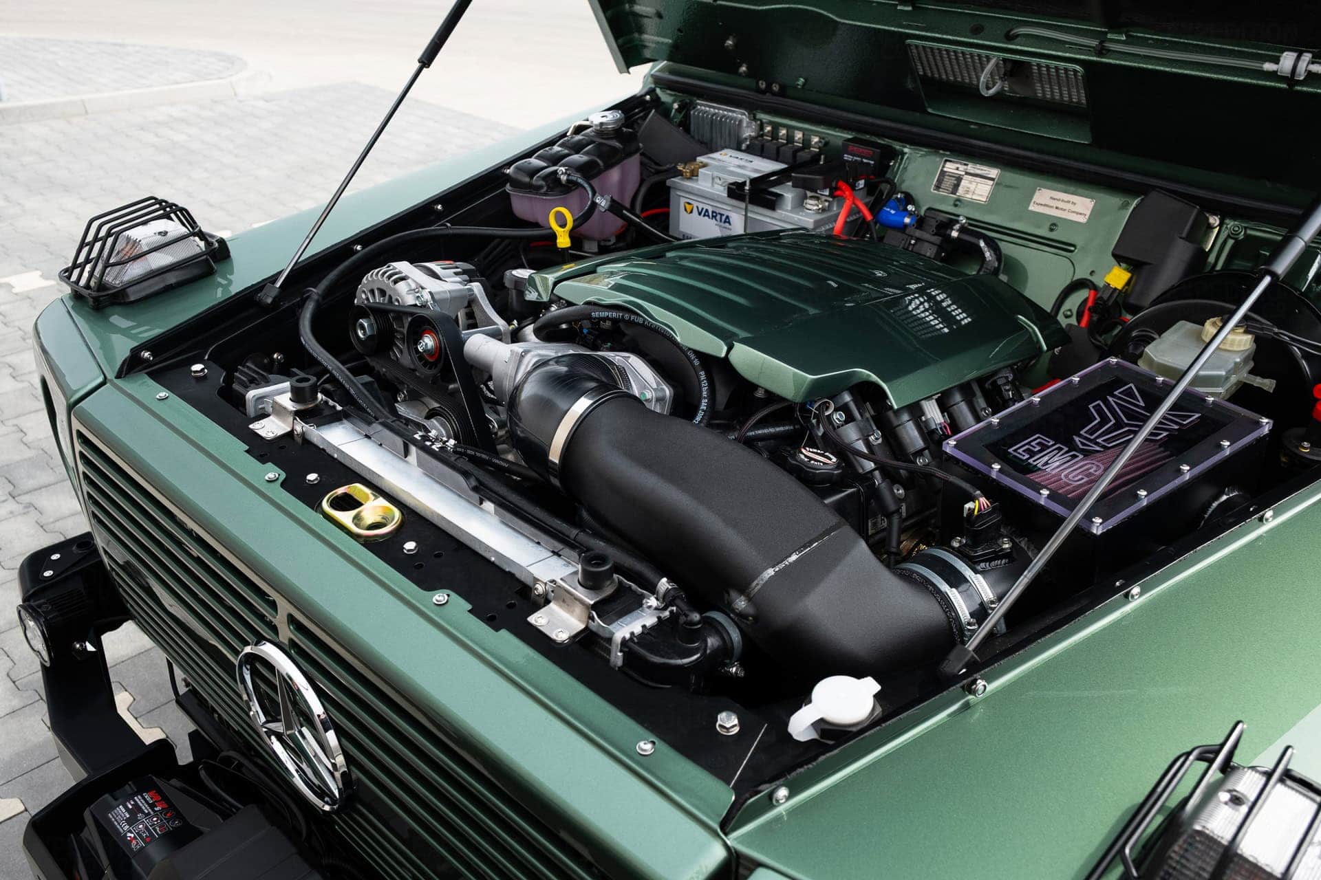Cabrio G-Wagon Engine Bay