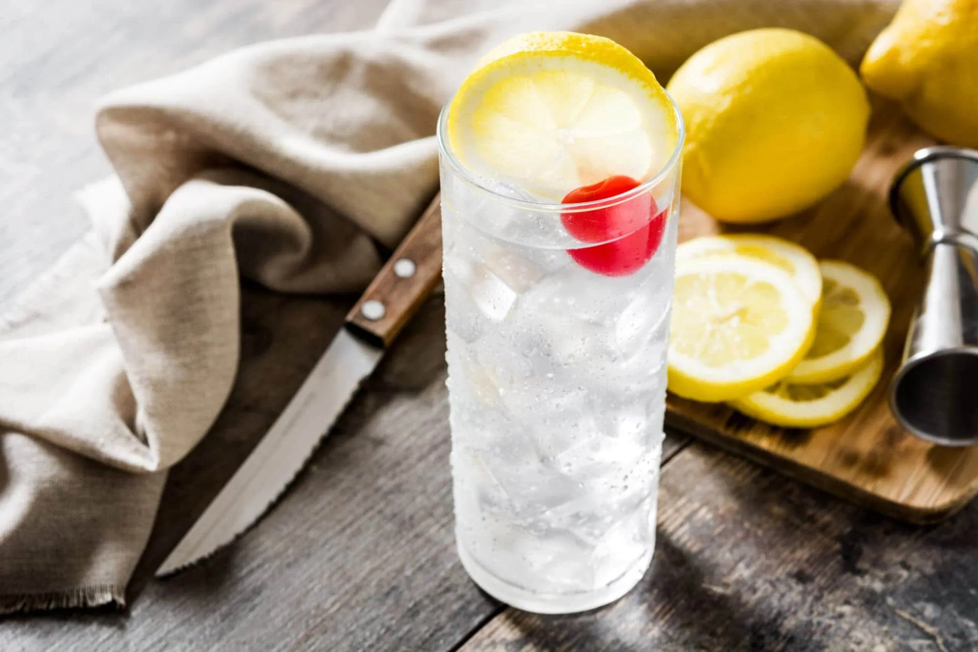 Low sugar vodka collins