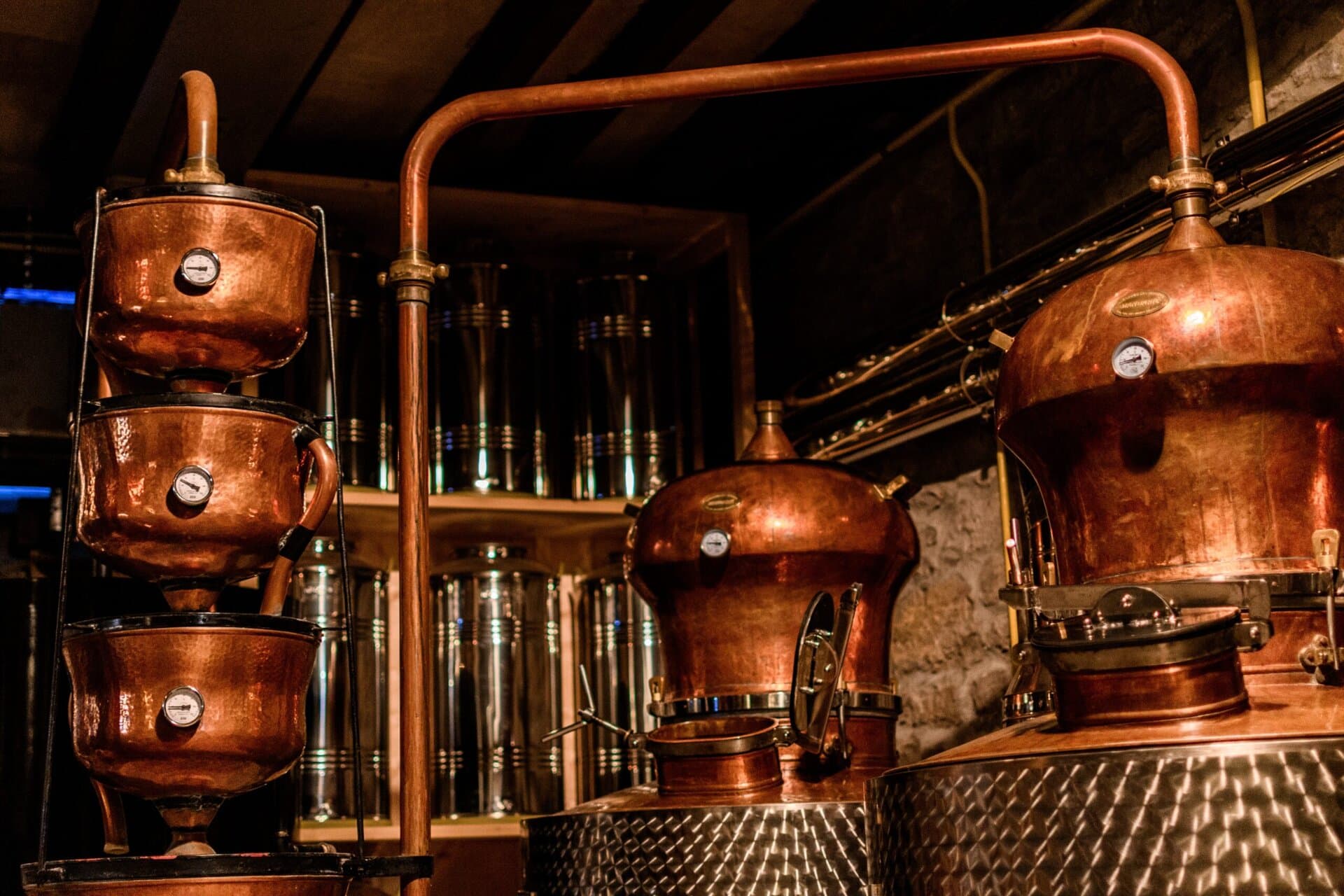 copper still for vodka production
