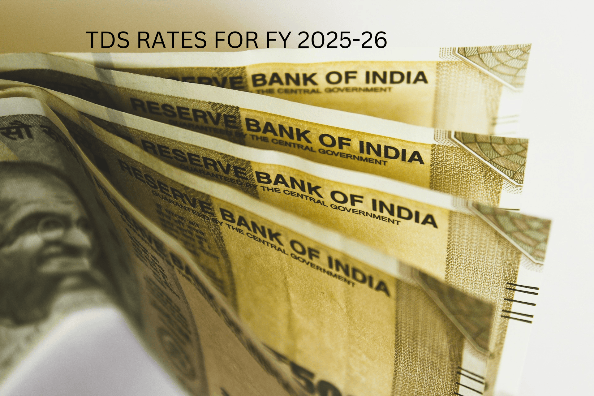 TDS and TCS Rates FY 2025-26