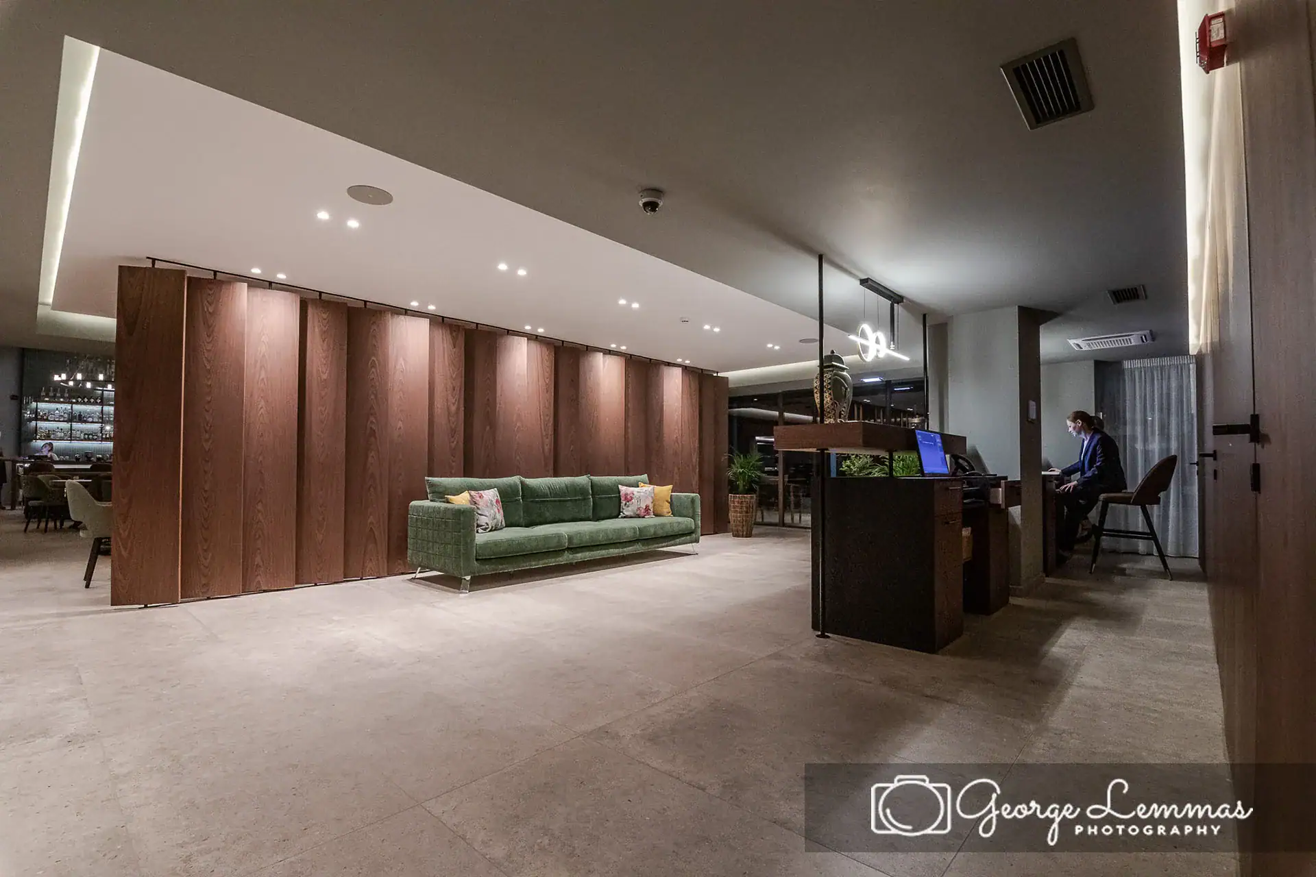 Architectural Photography Hotel Lobby Reception Athens