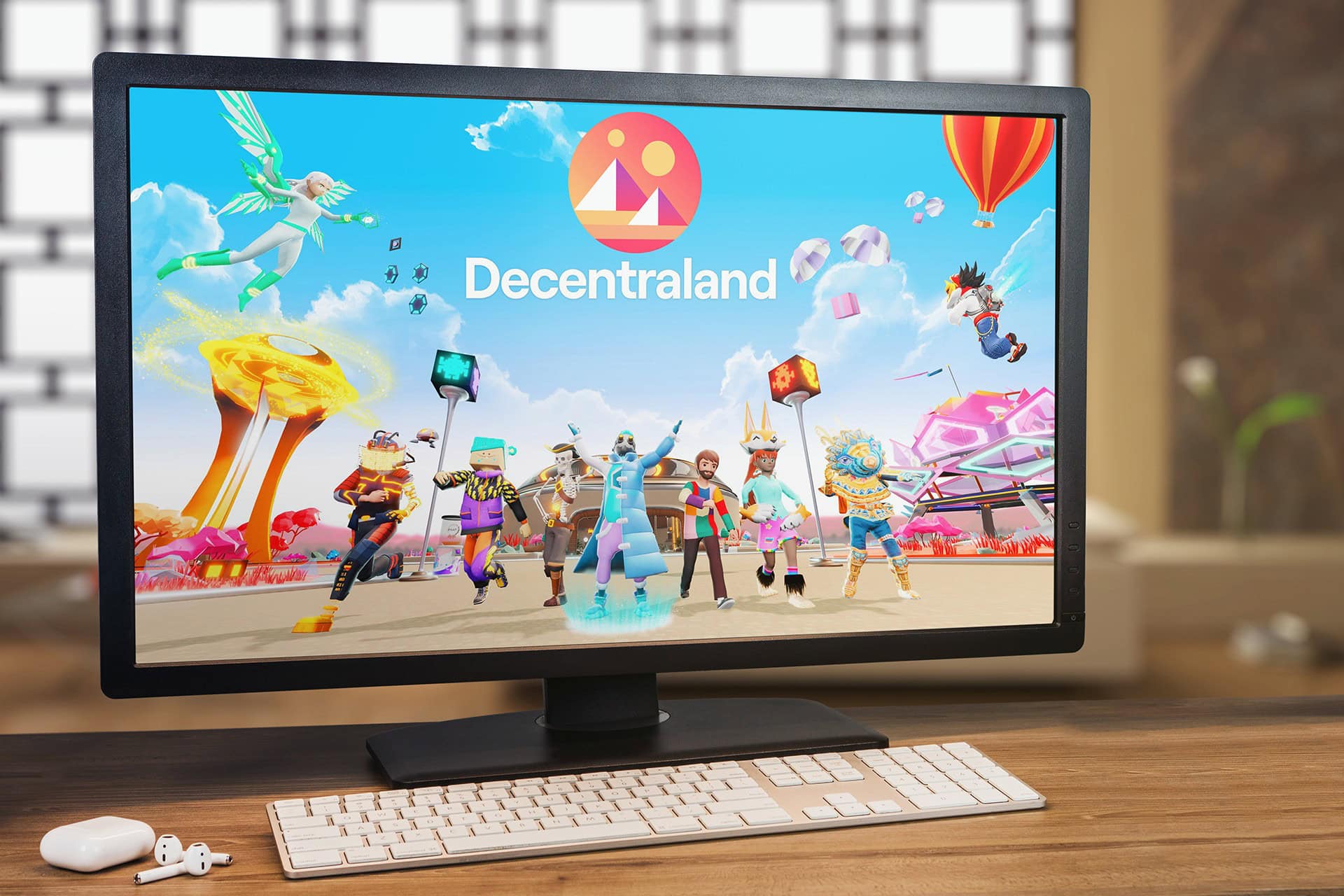Decentraland met averse