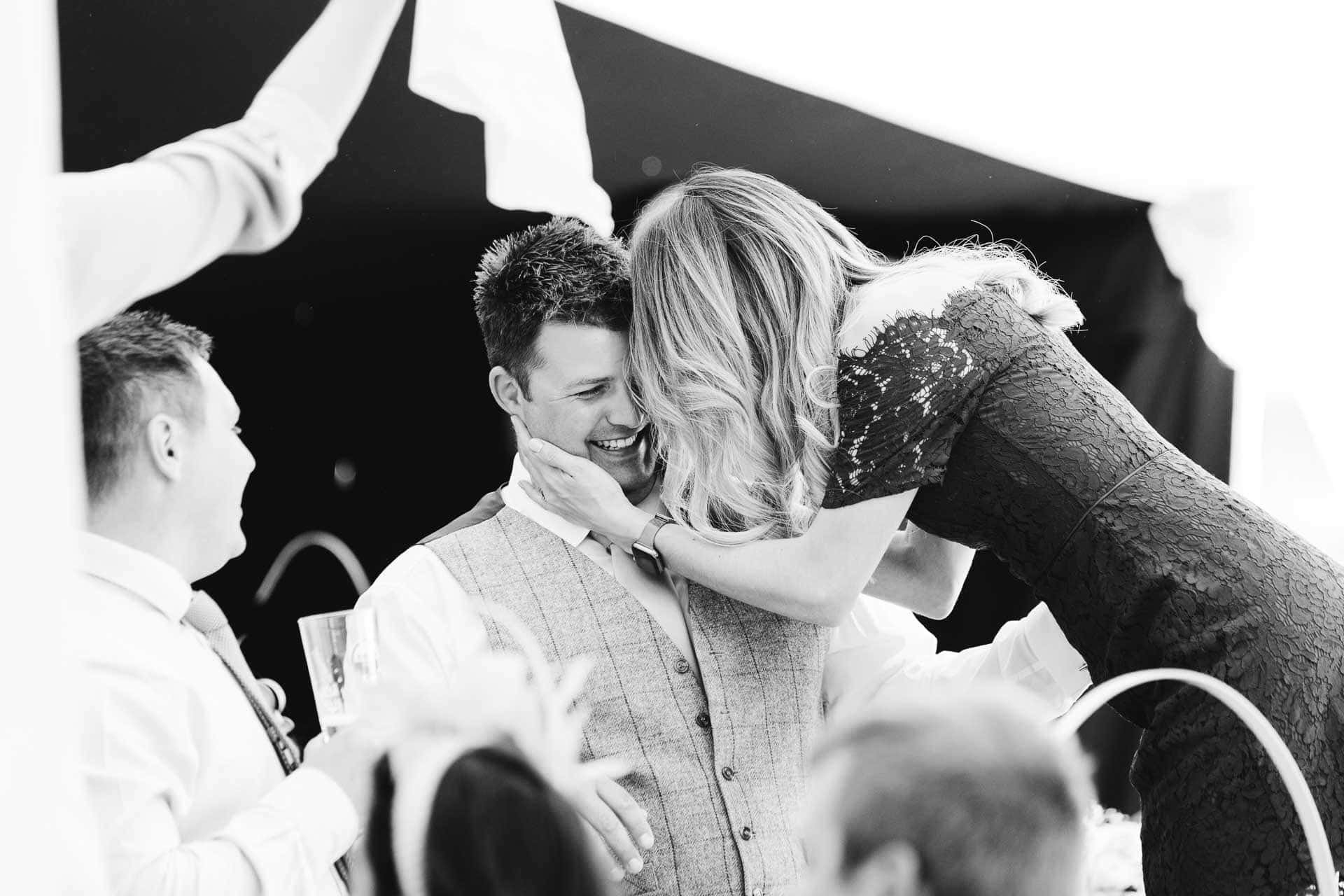 Farm wedding photography for megan and philip on their family farm in August.