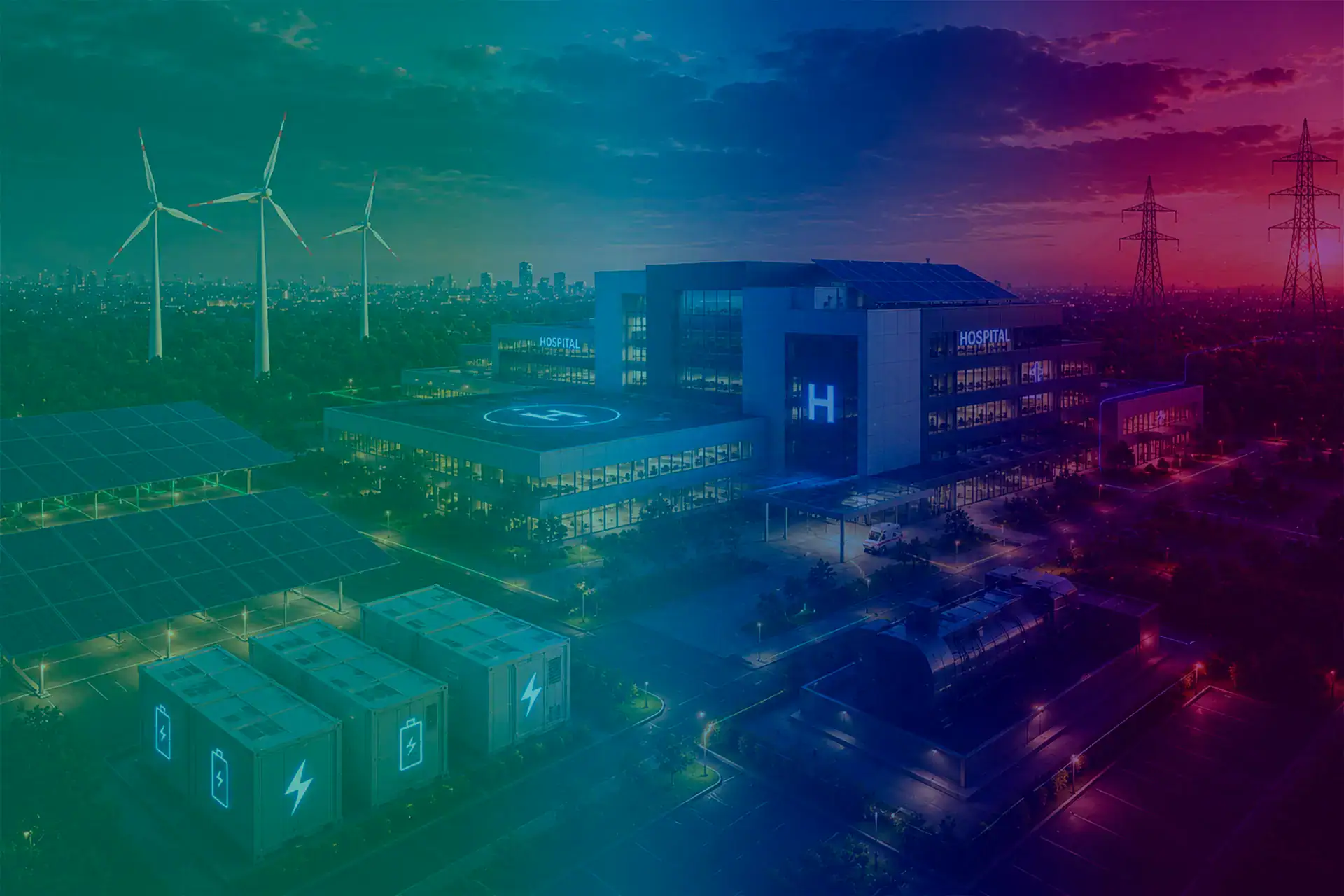 microgrids hospitalarias y resiliencia energética en hospitales críticos