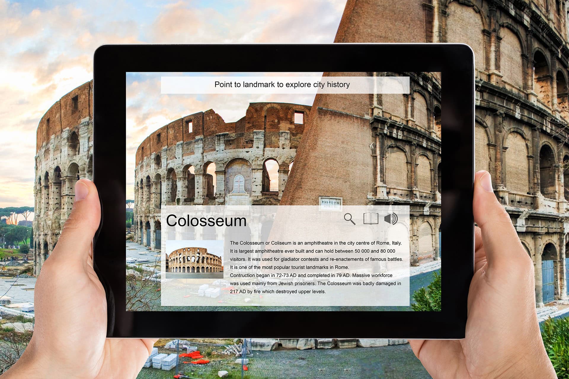 Location Based AR in Tourism