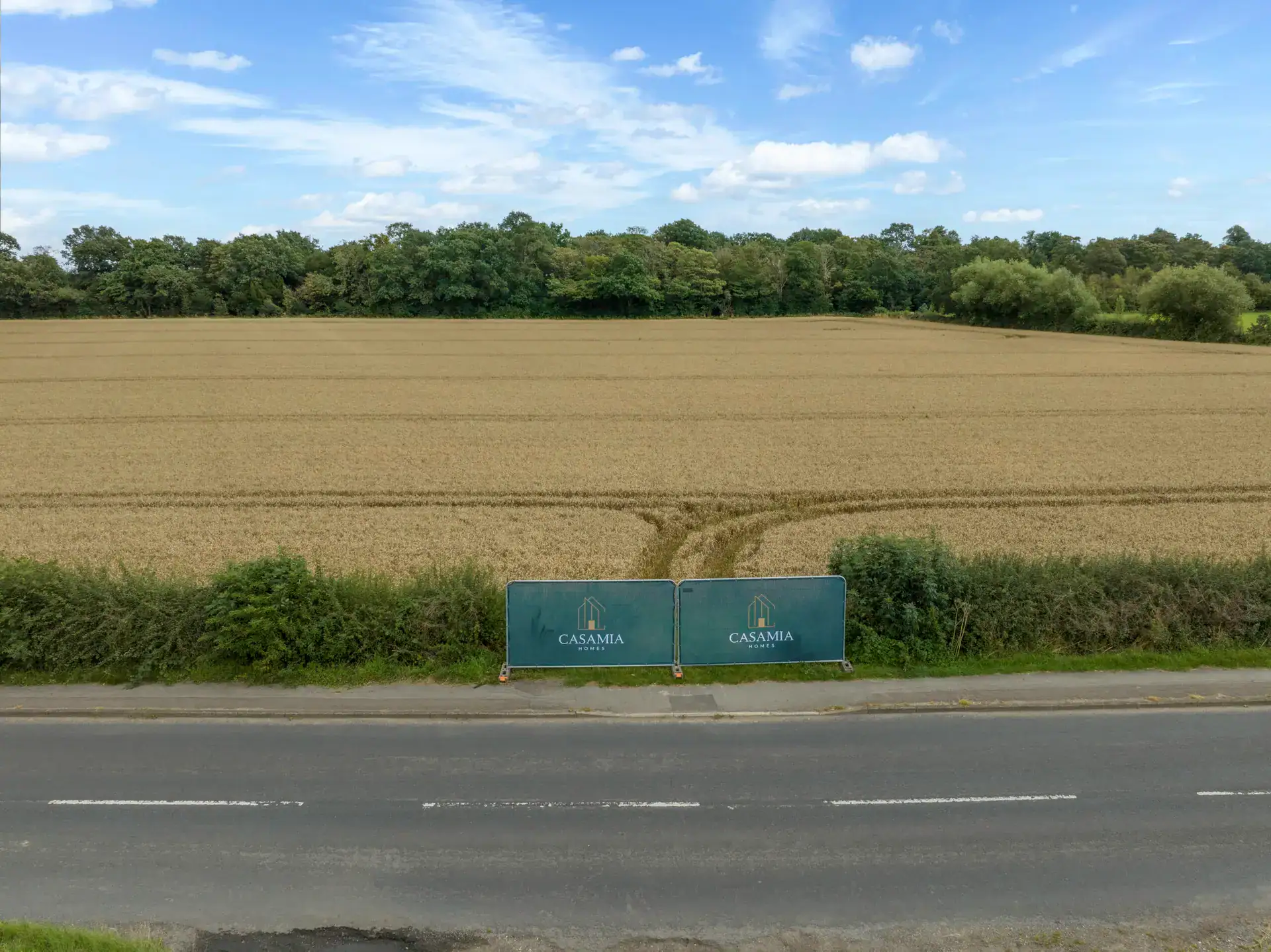 Casamia Homes land and planning, signage for latest development project