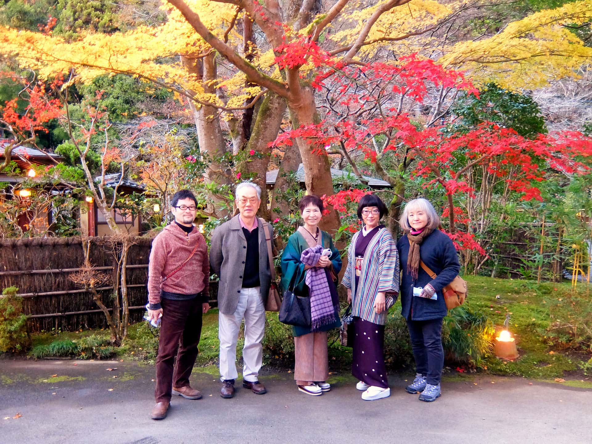 紅葉のお祝い膳