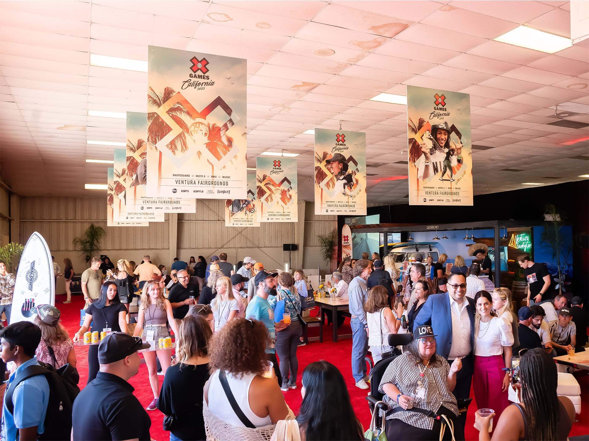 X Games Ventura VIP section design