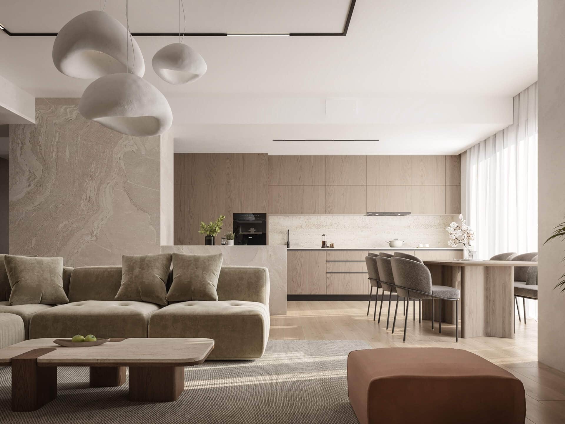 Livingroom Vila Denya Lake