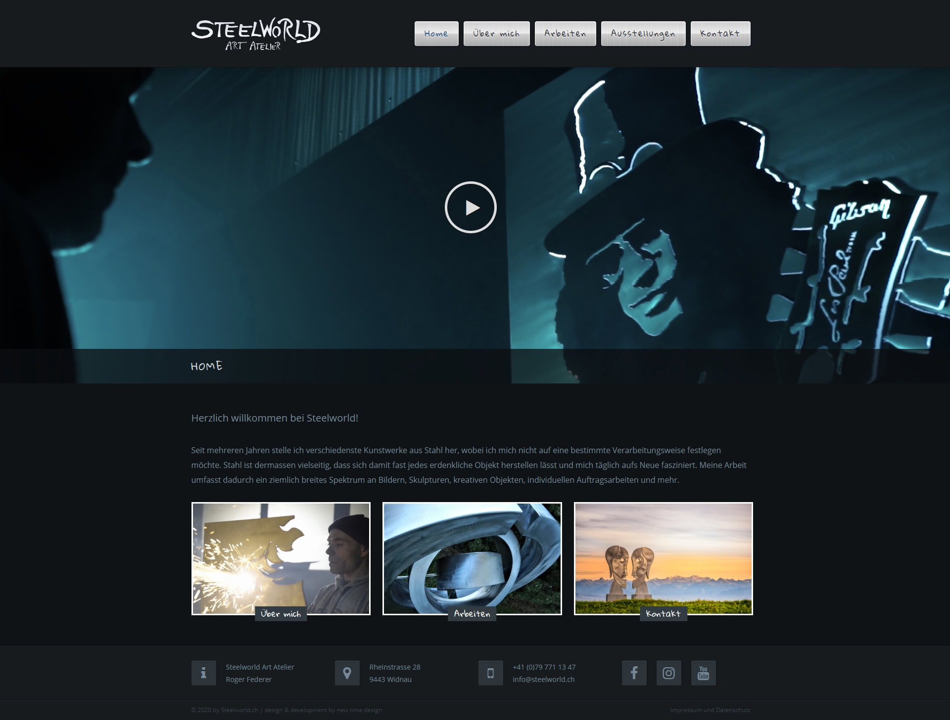 Referenz Webdesign Steelworld