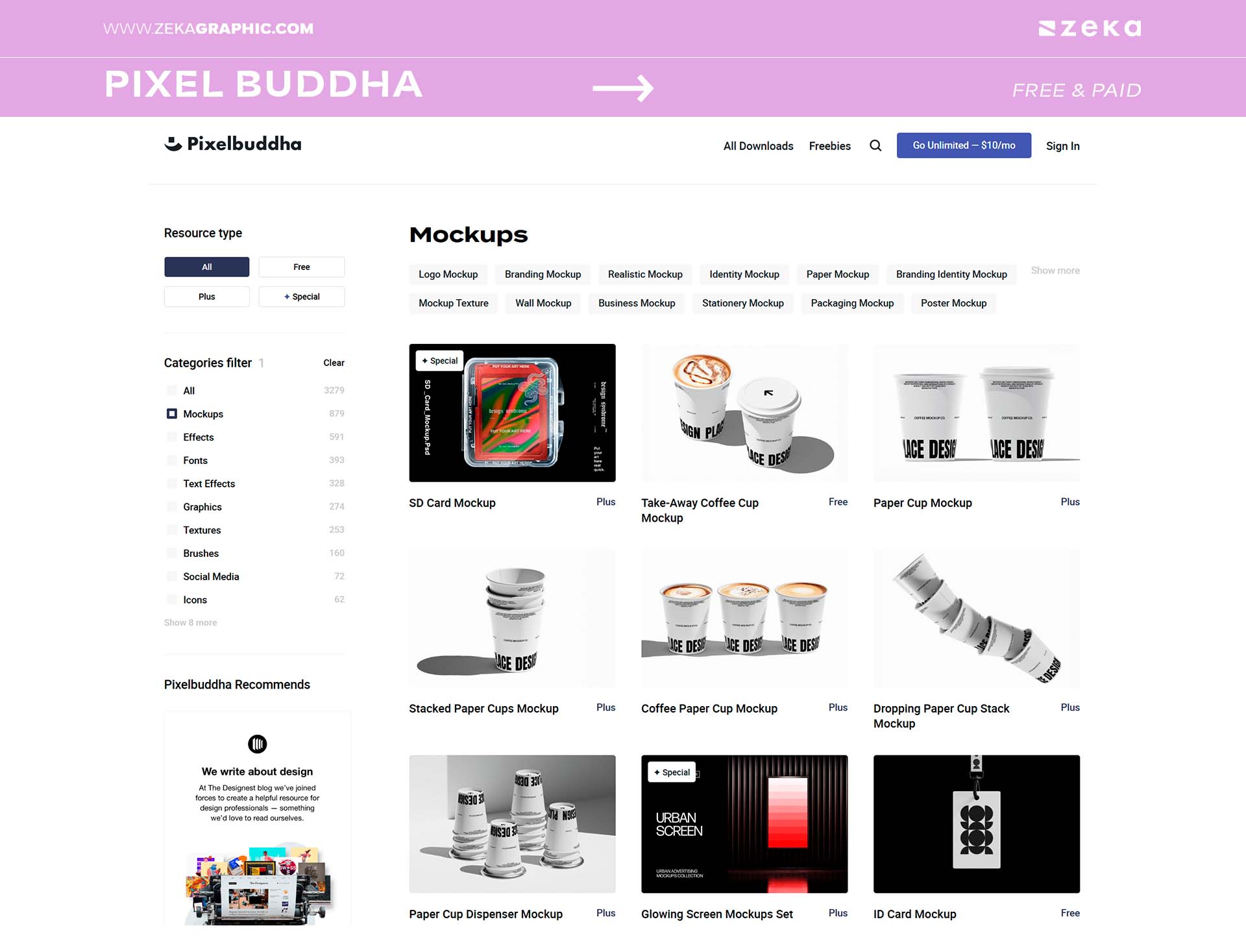 Best Mockup Websites Pixel Buddha