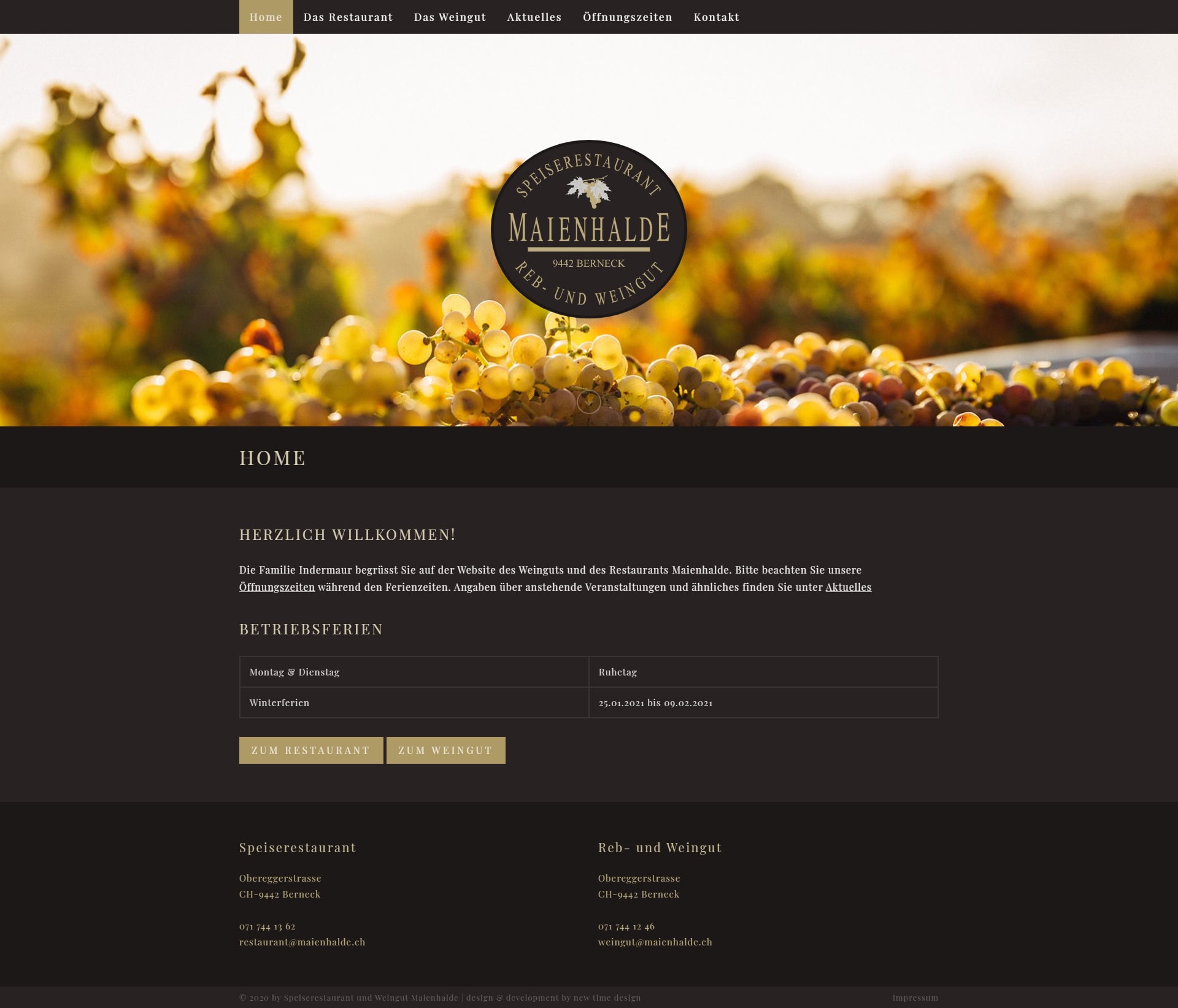 Referenz Webdesign Maienhalde