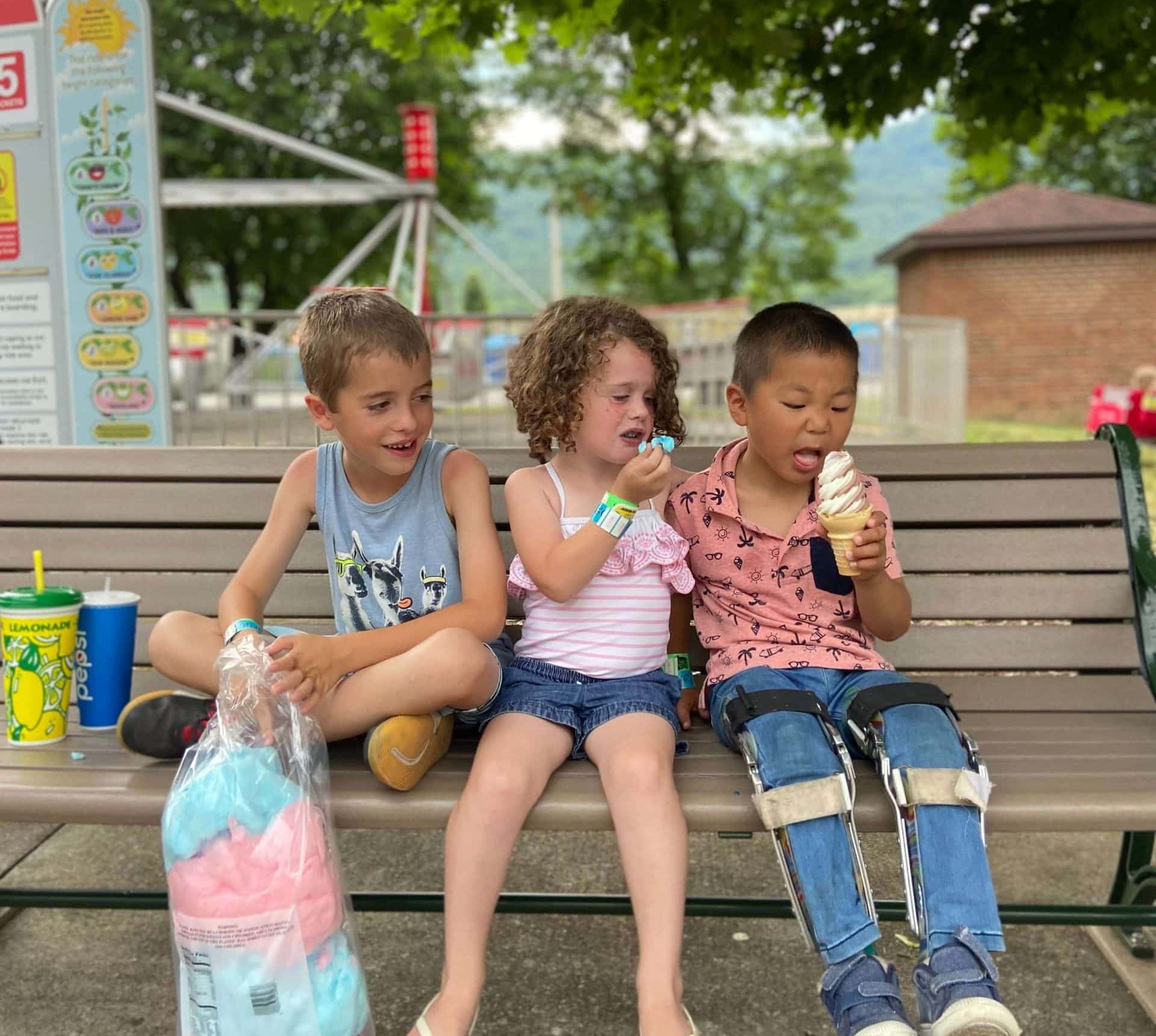 Kids at the Delgrosso Park