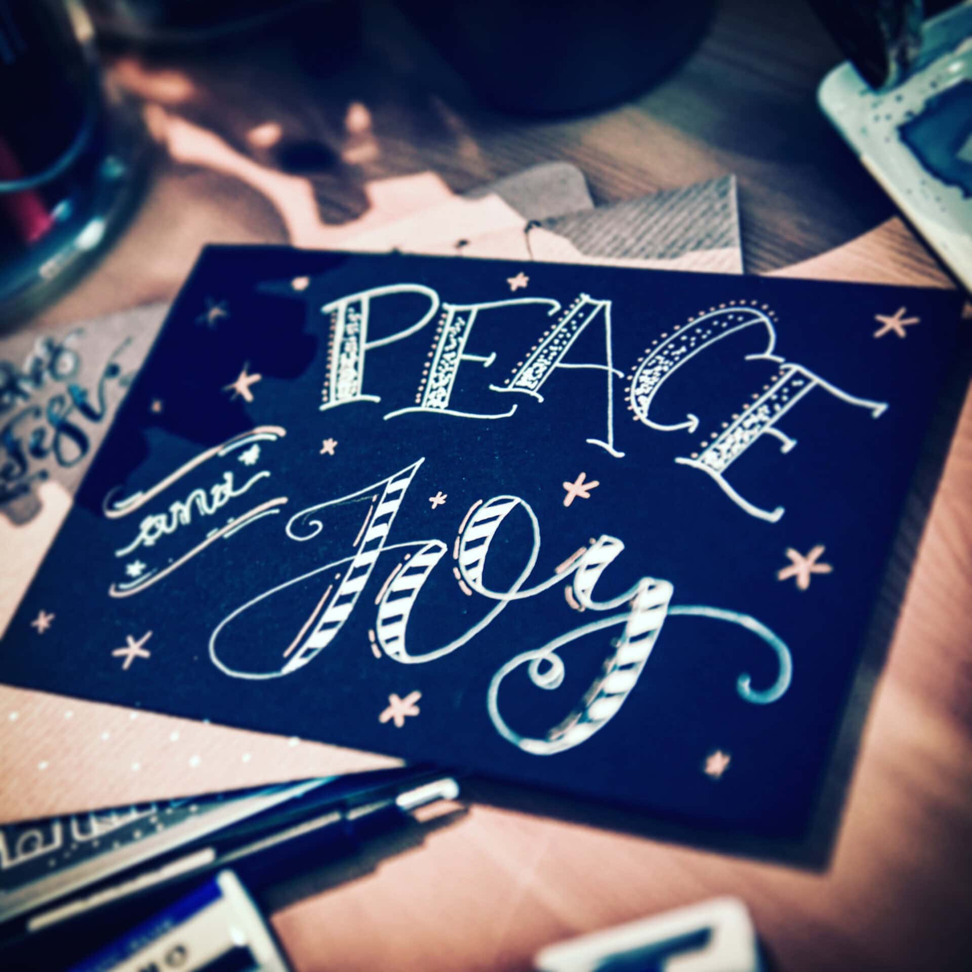 Frau Feierlich | Hand- & Brushlettering Workshop | Weihnachten