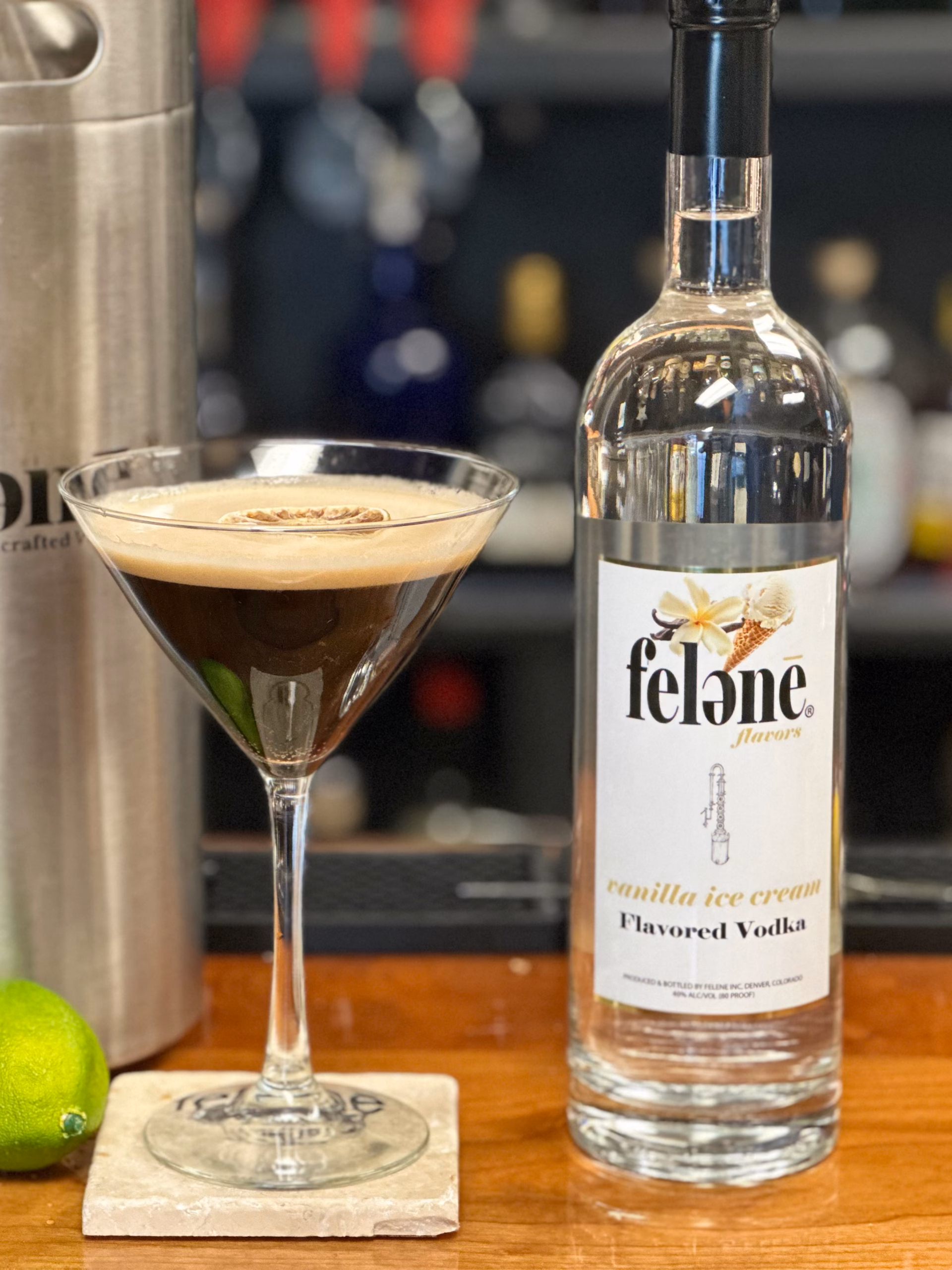 Vanilla Ice Cream Espresso Martini