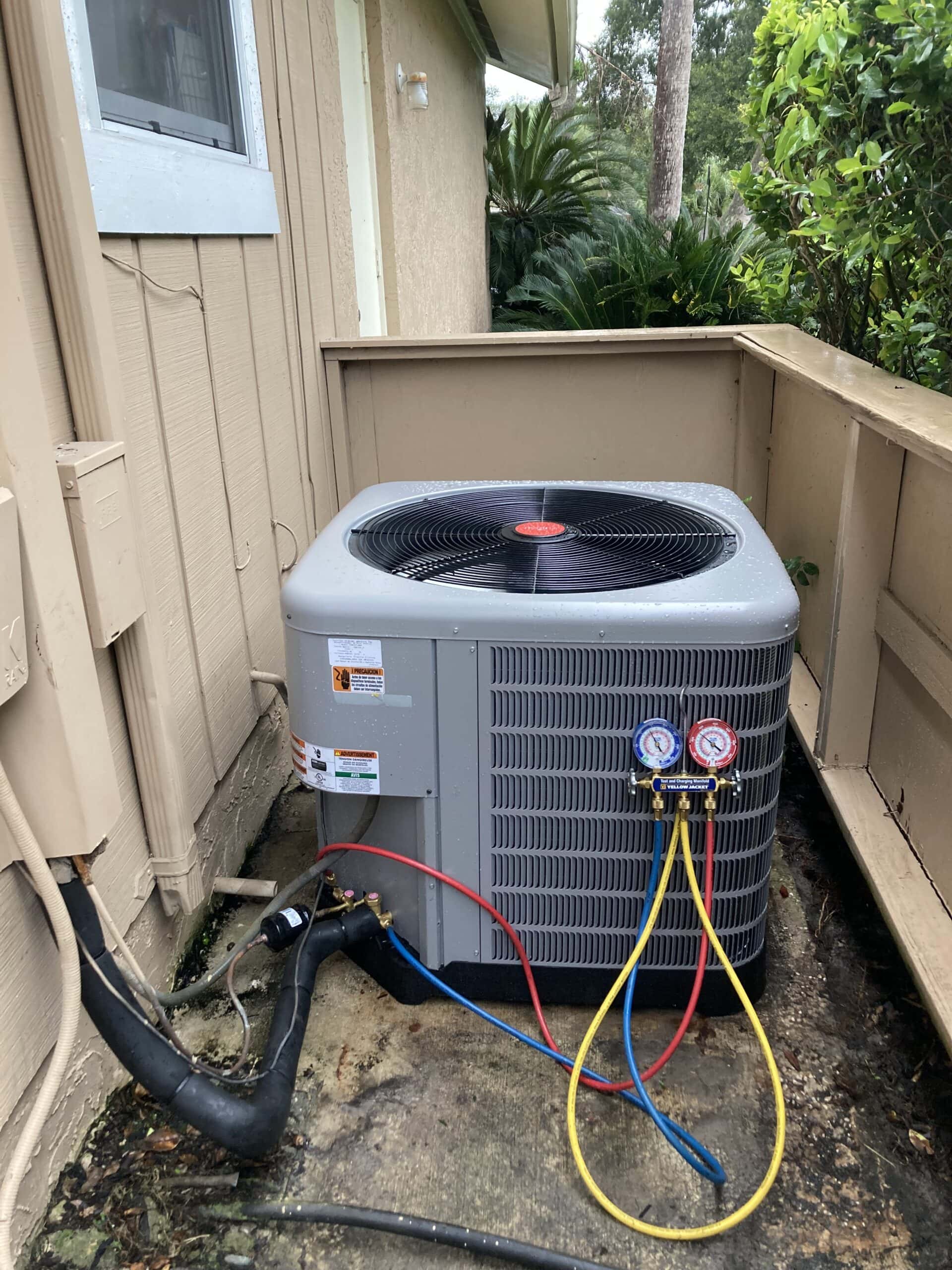 an outside ac unit