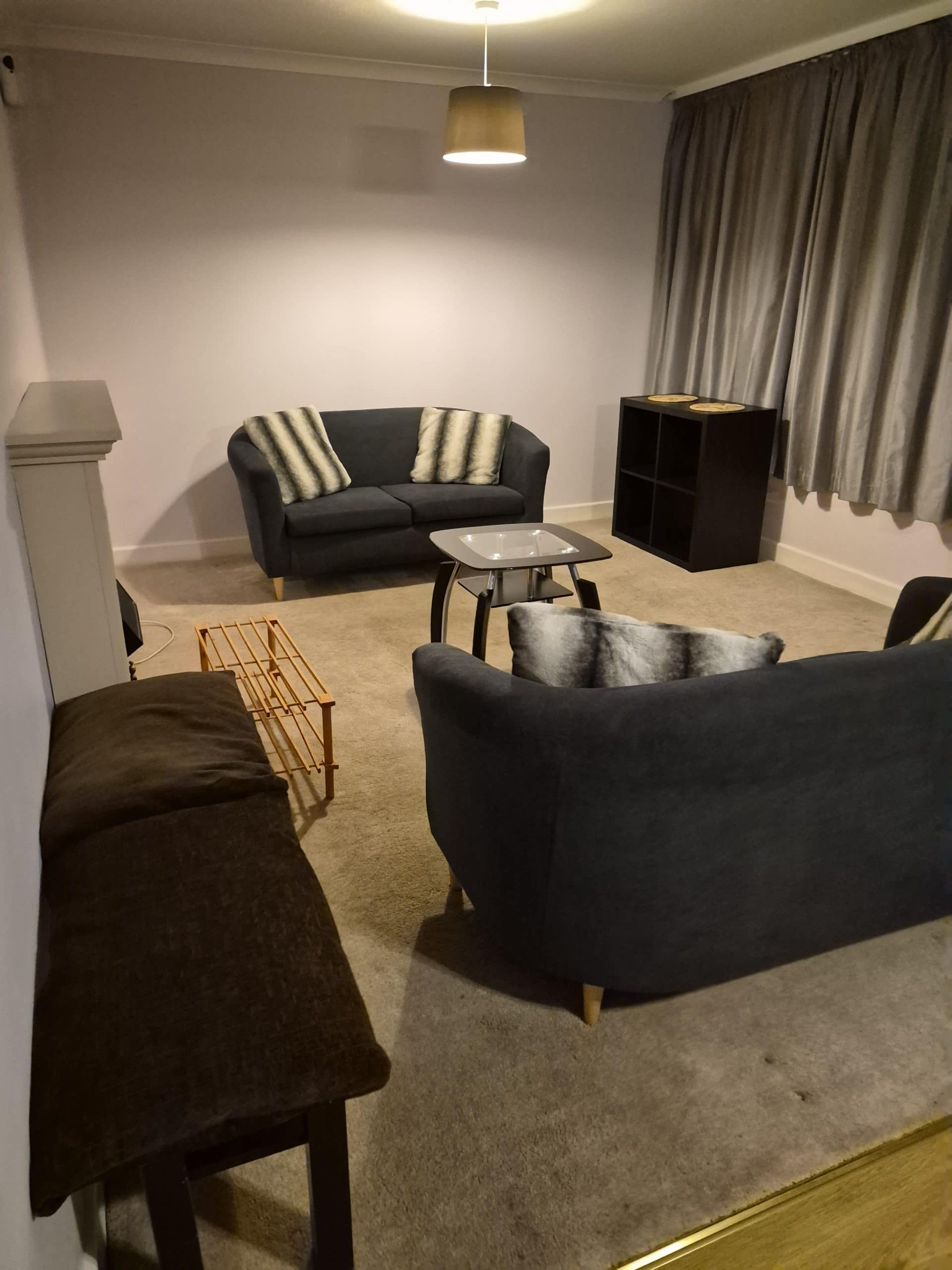 Deep cleaning, living room, after result