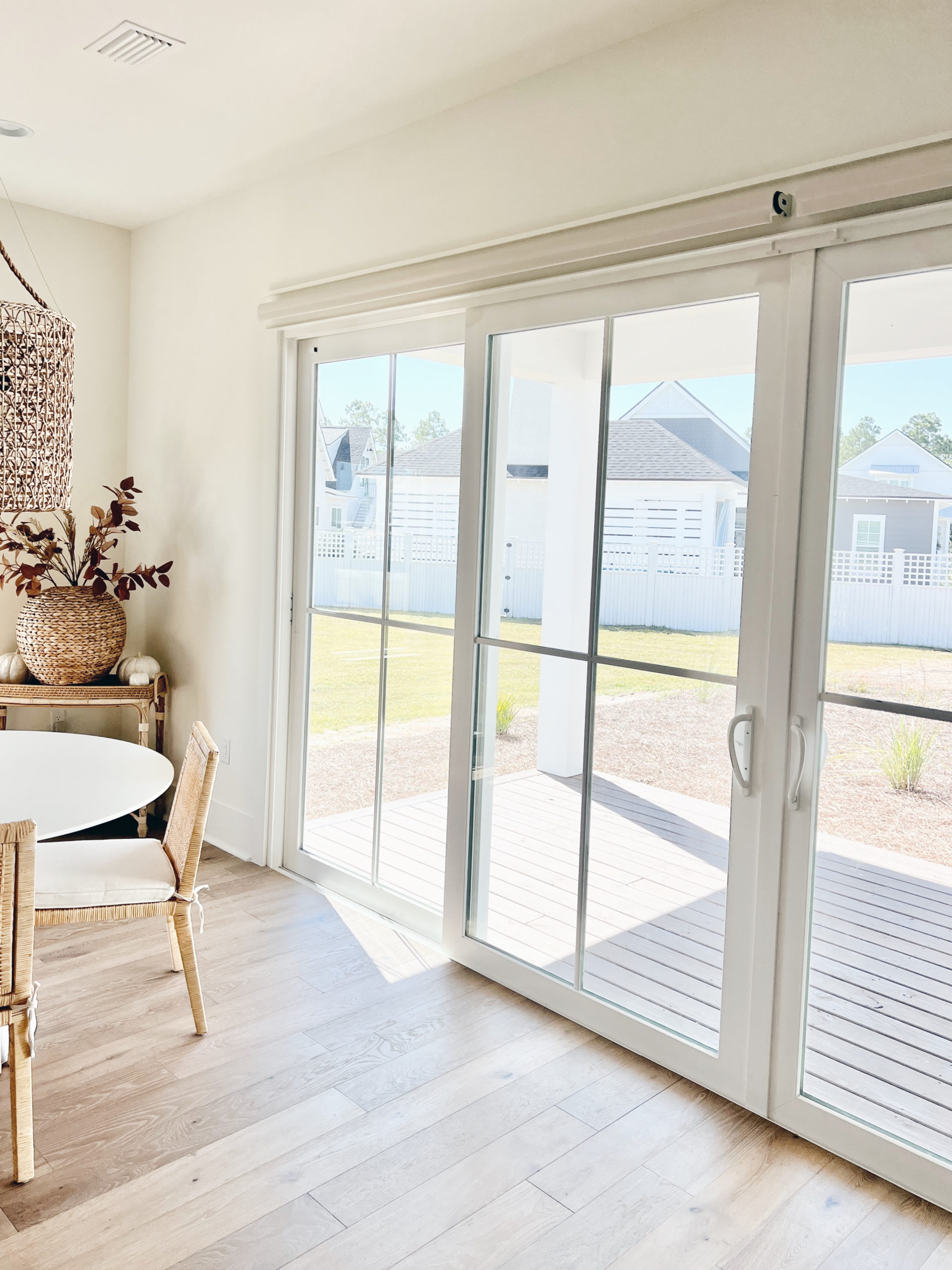 sliding patio door window treatments