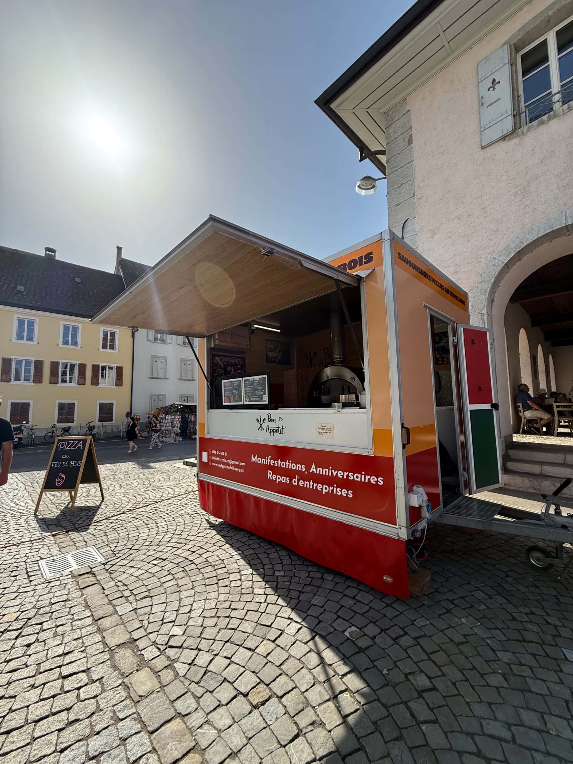 Food Truck , pizza feu de bois , Fribourg , Romandie