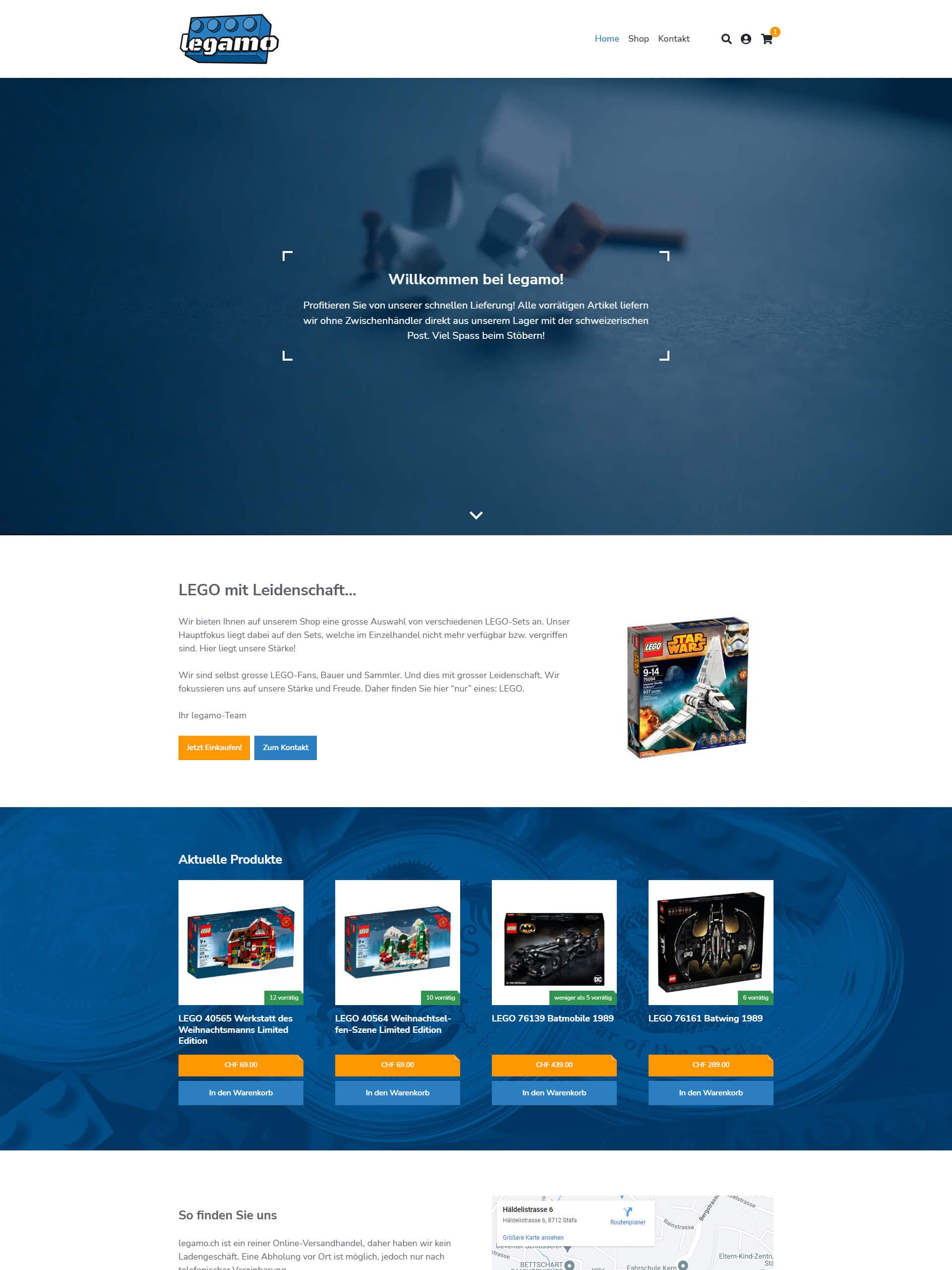 Referenz Webdesign Legamo GmbH