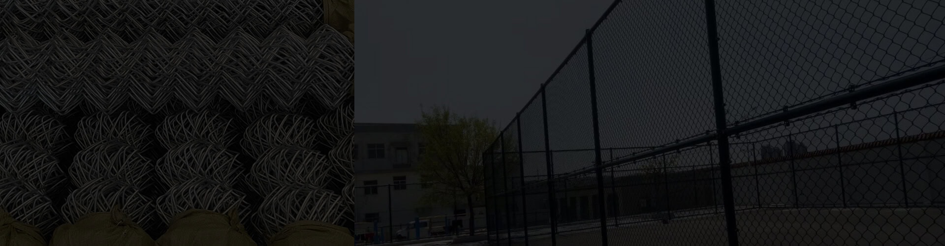 Chain Link Woven Mesh banner