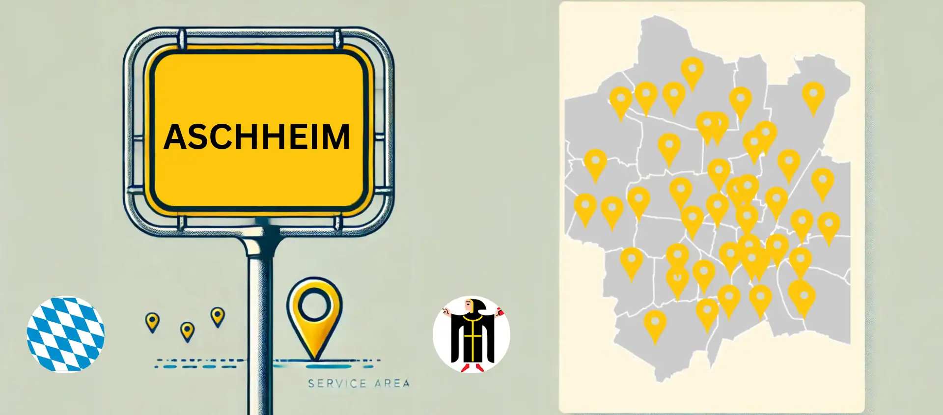 Büroreinigung München und Umgebung – Limax Dienstleistungen Einsatzgebiet