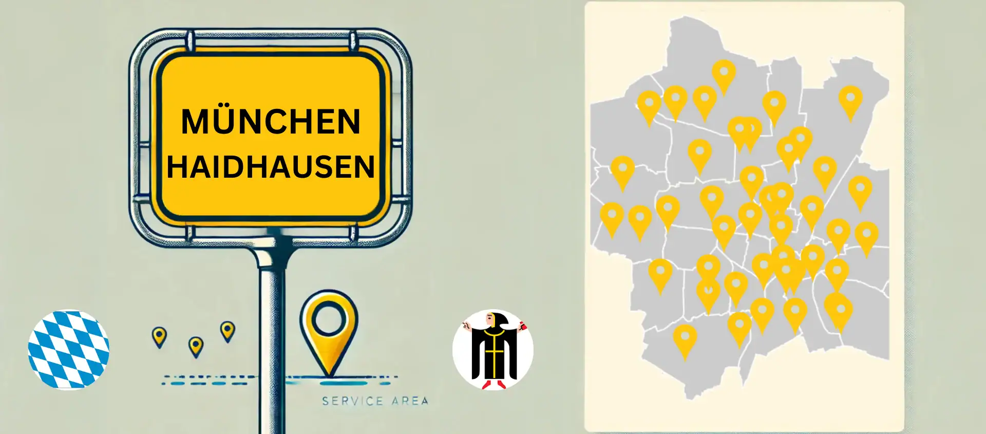 Büroreinigung München und Umgebung – Limax Dienstleistungen Einsatzgebiet