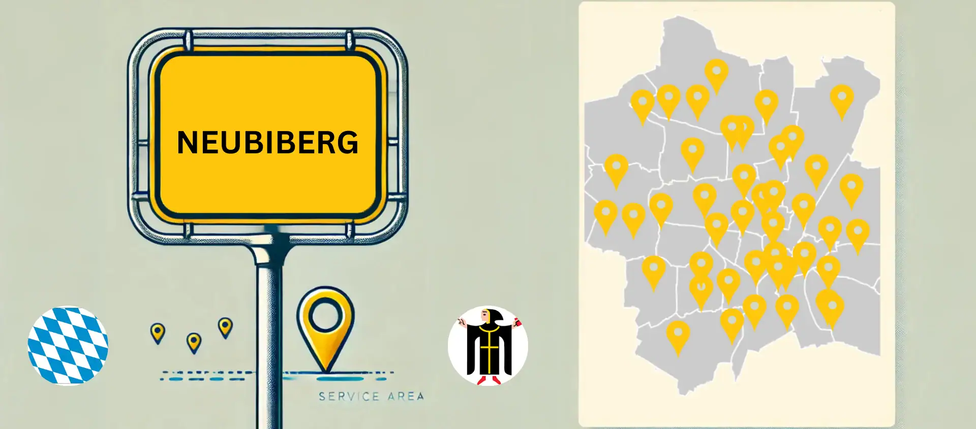 Büroreinigung München und Umgebung – Limax Dienstleistungen Einsatzgebiet