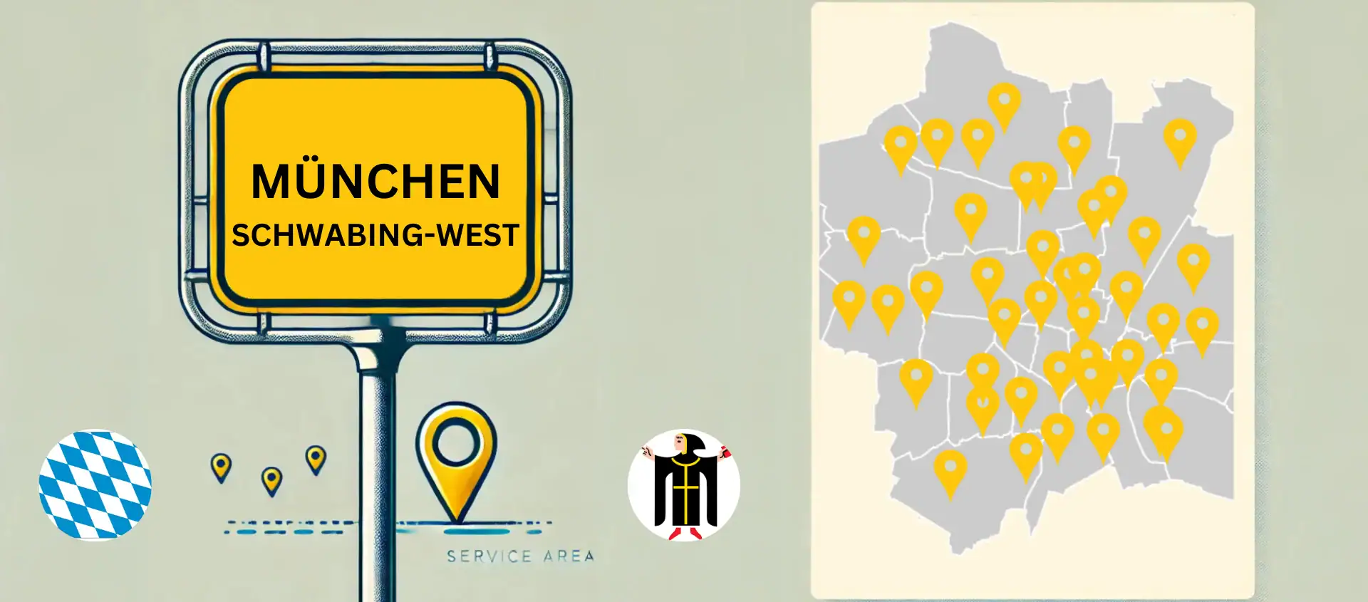 Büroreinigung München und Umgebung – Limax Dienstleistungen Einsatzgebiet