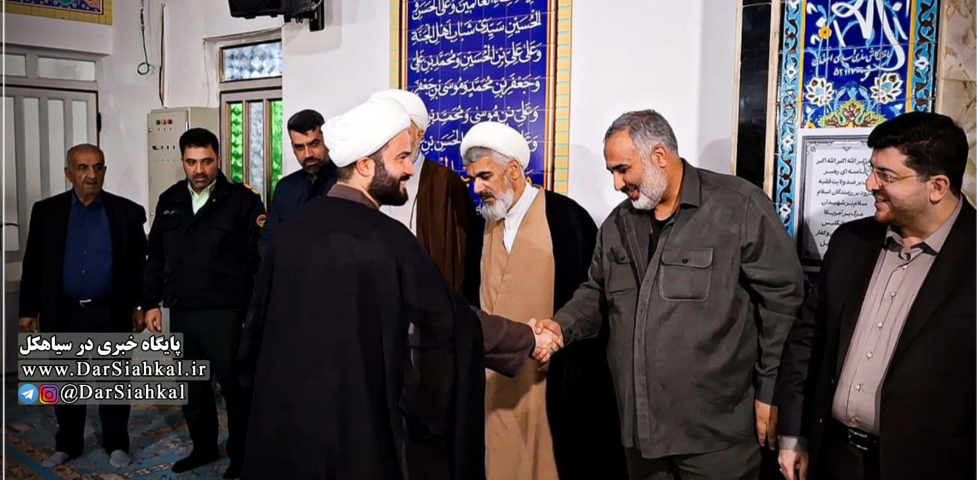 معارفه امام جماعت جدید مسجد و بقعه سیدوارستان