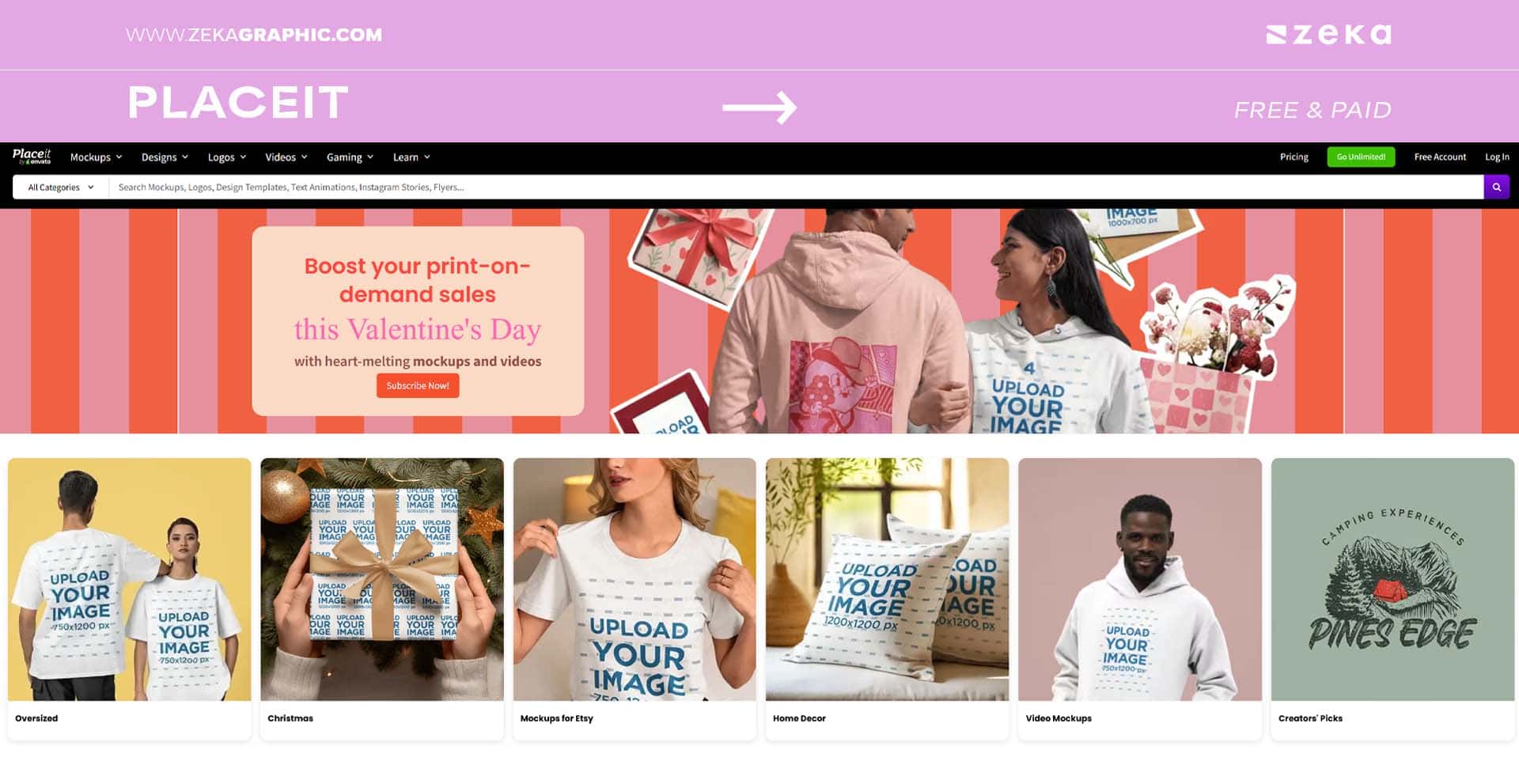 Best Mockup Websites Placeit