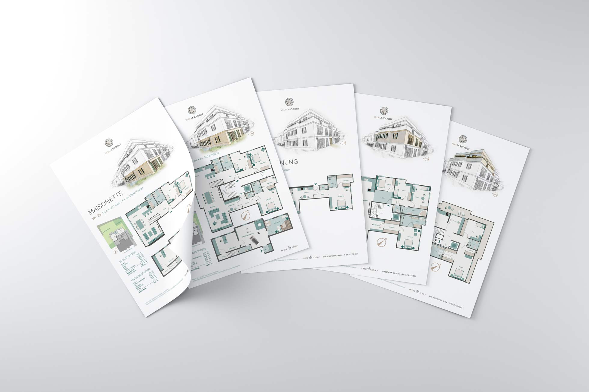 Vertrieb Grundrissdesign Neubauprojekt