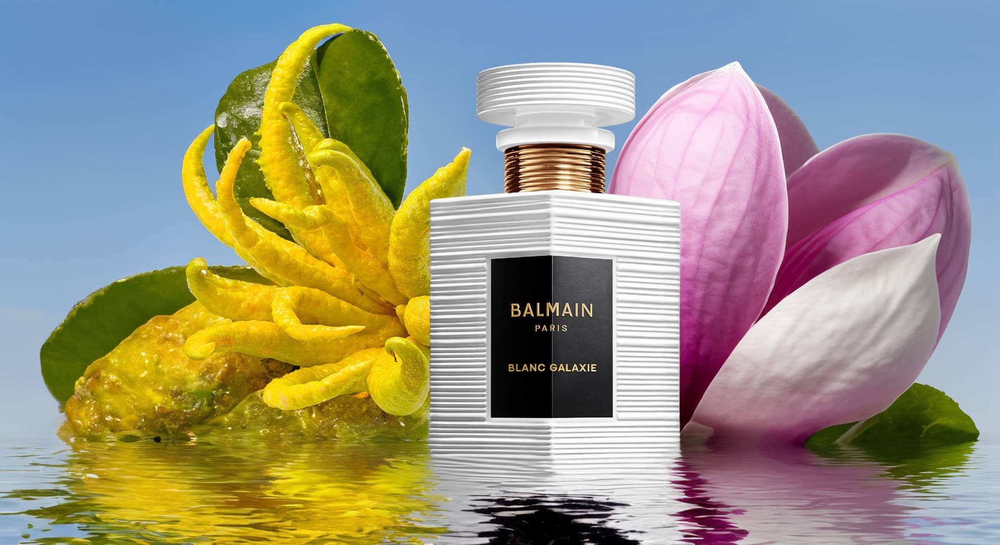 new blanc galaxie by balmain eau de parfum 2025 citrus woody aromatic unisex fragrance