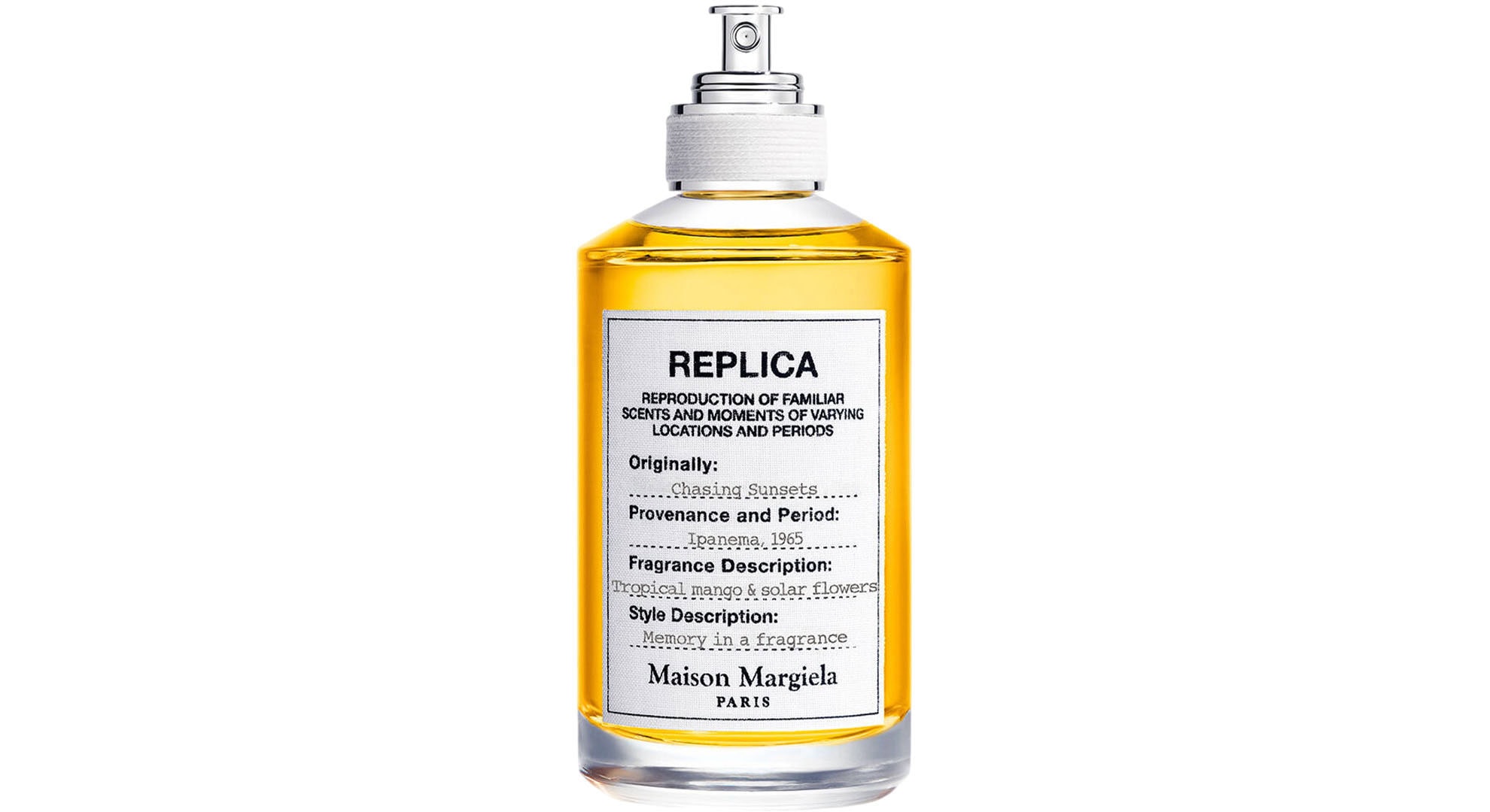 Maison Margiela Replica Chasing Sunsets Eau de Toilette woody fruity perfume fragrance scent