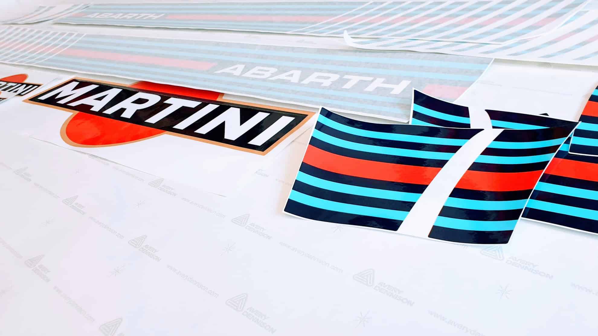 Kit fasce laterali GPA/EVO Abarth Martini v.1 e v.2
