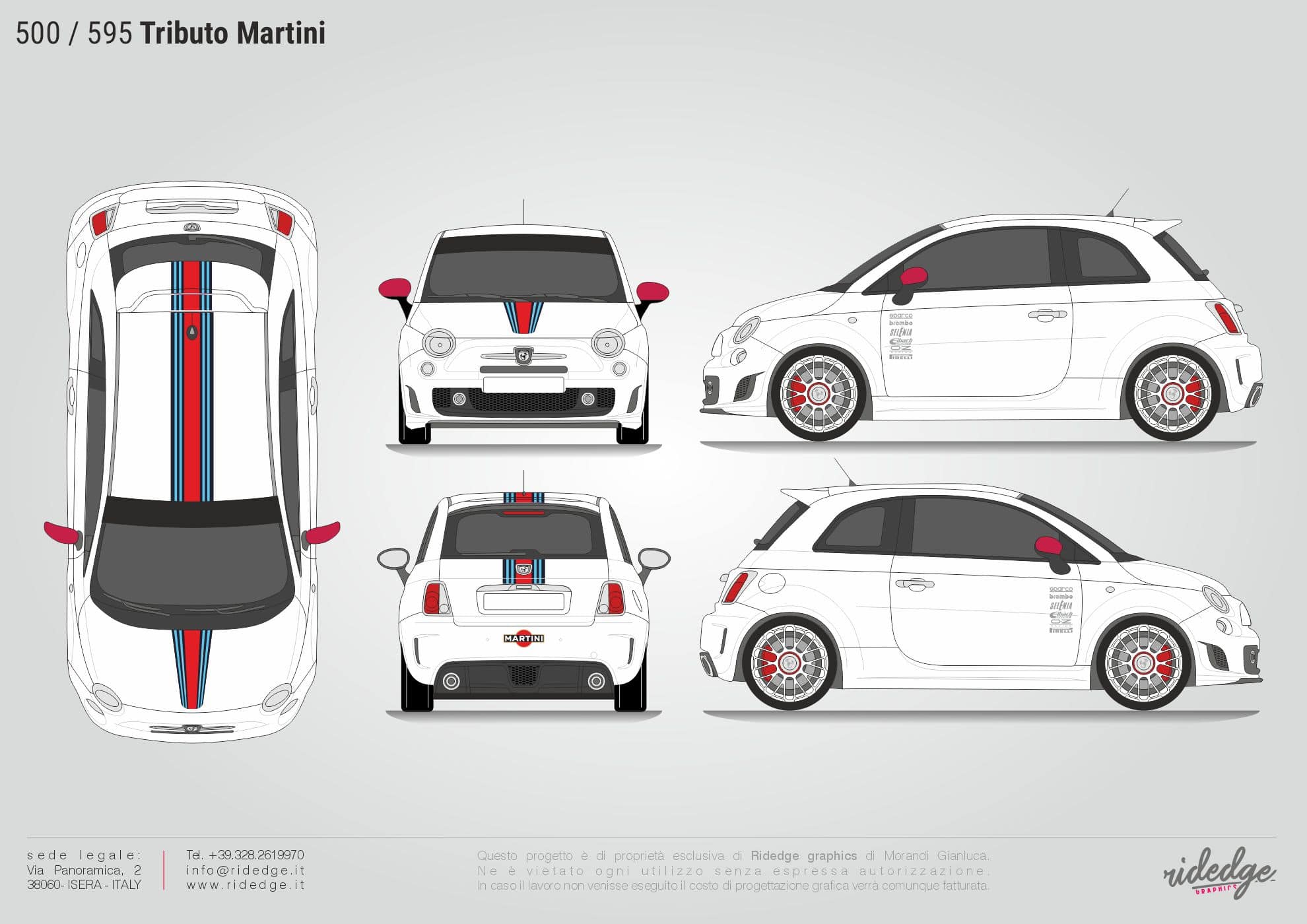 500 Abarth Tributo Martini