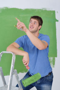 painting the walls