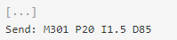 m301 pid tuning example