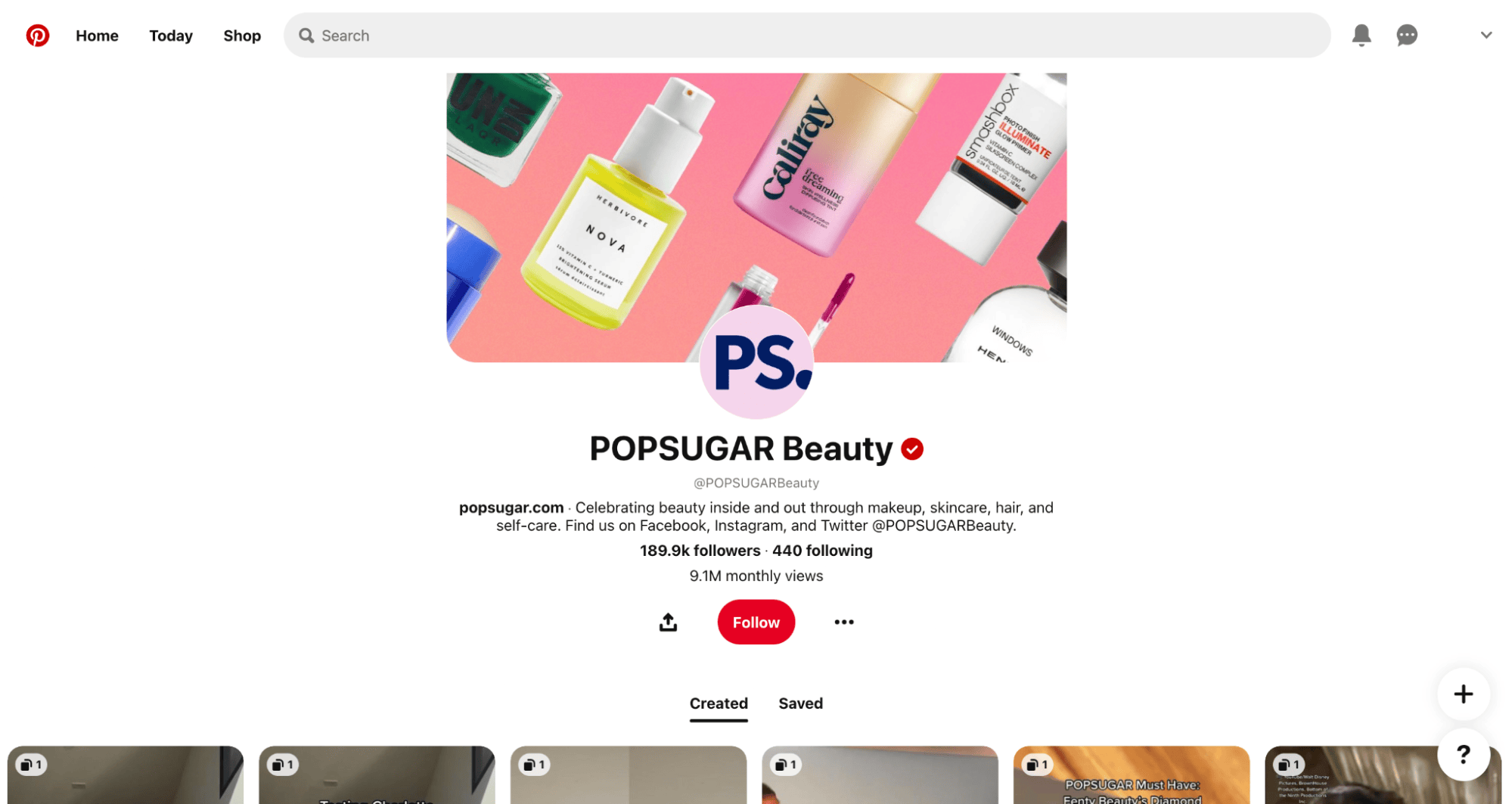 popsugar header example