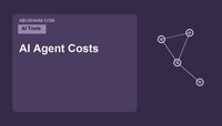 AI Agent Costs featured image with a simple enterprise AI network design